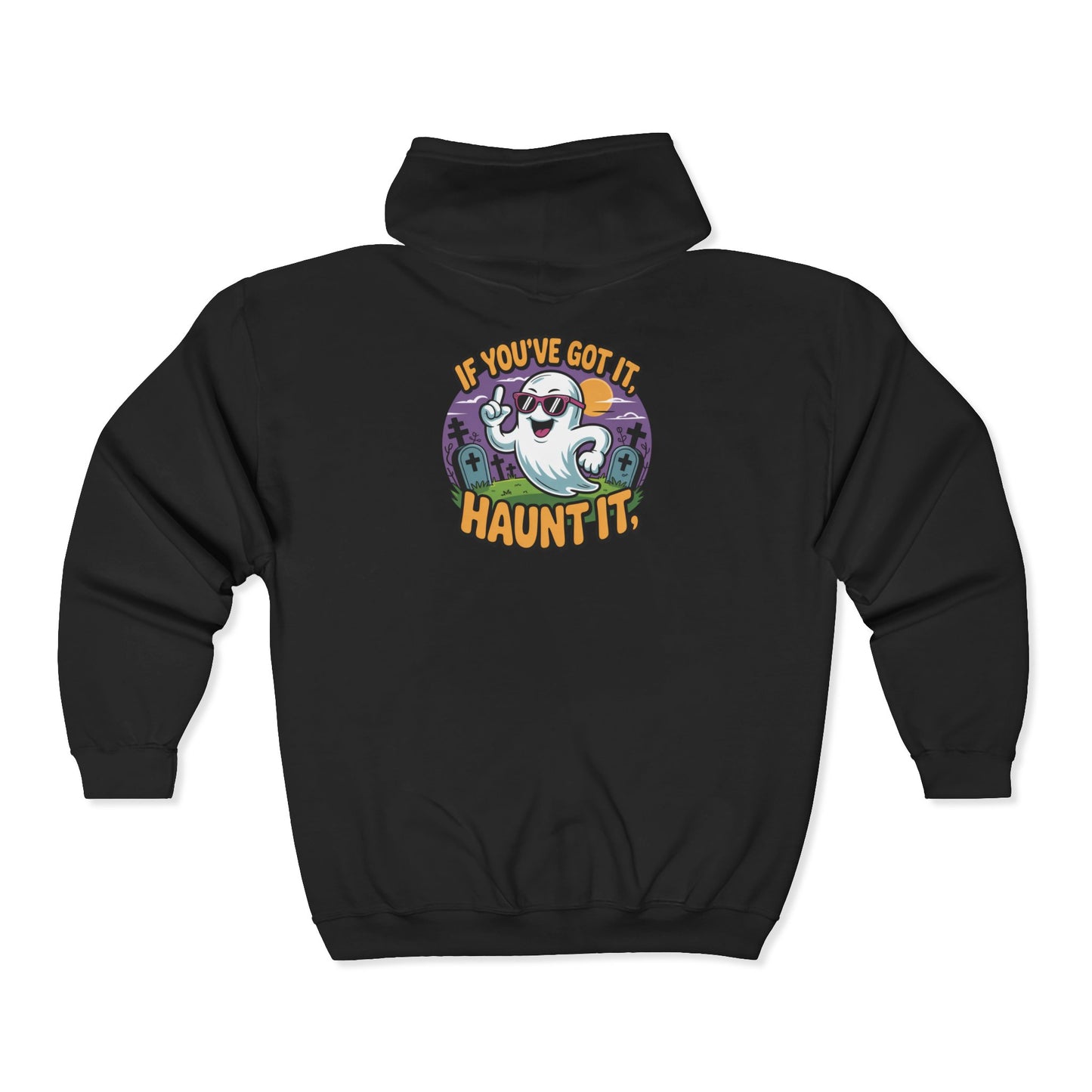 Lair Gadgets Unisex Heavy Blend™ Full Zip Hooded Sweatshirt Ghost Edition
