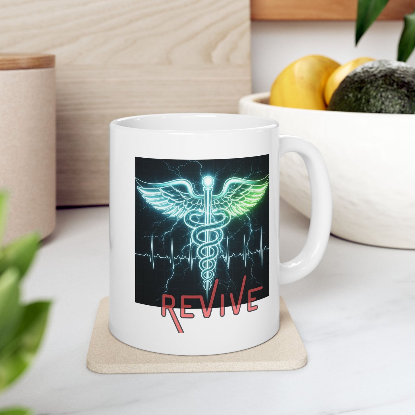 Revive Caduceus Mug, Doctor Mug, Nurse Mug, Medical Mug, EMT Mug, Healthcare Gift, Medical Professional Mug, Unique Mug, Gift For Doctors