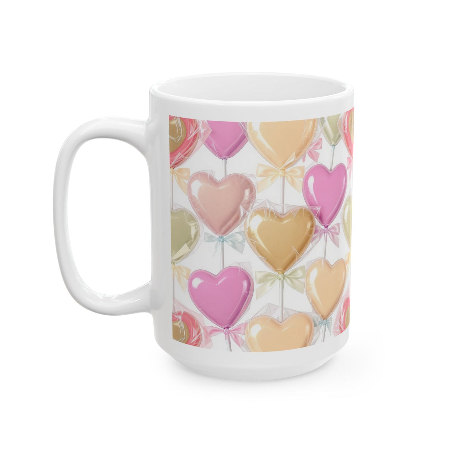 Heart Balloon Ceramic Mug 15oz- Score 84