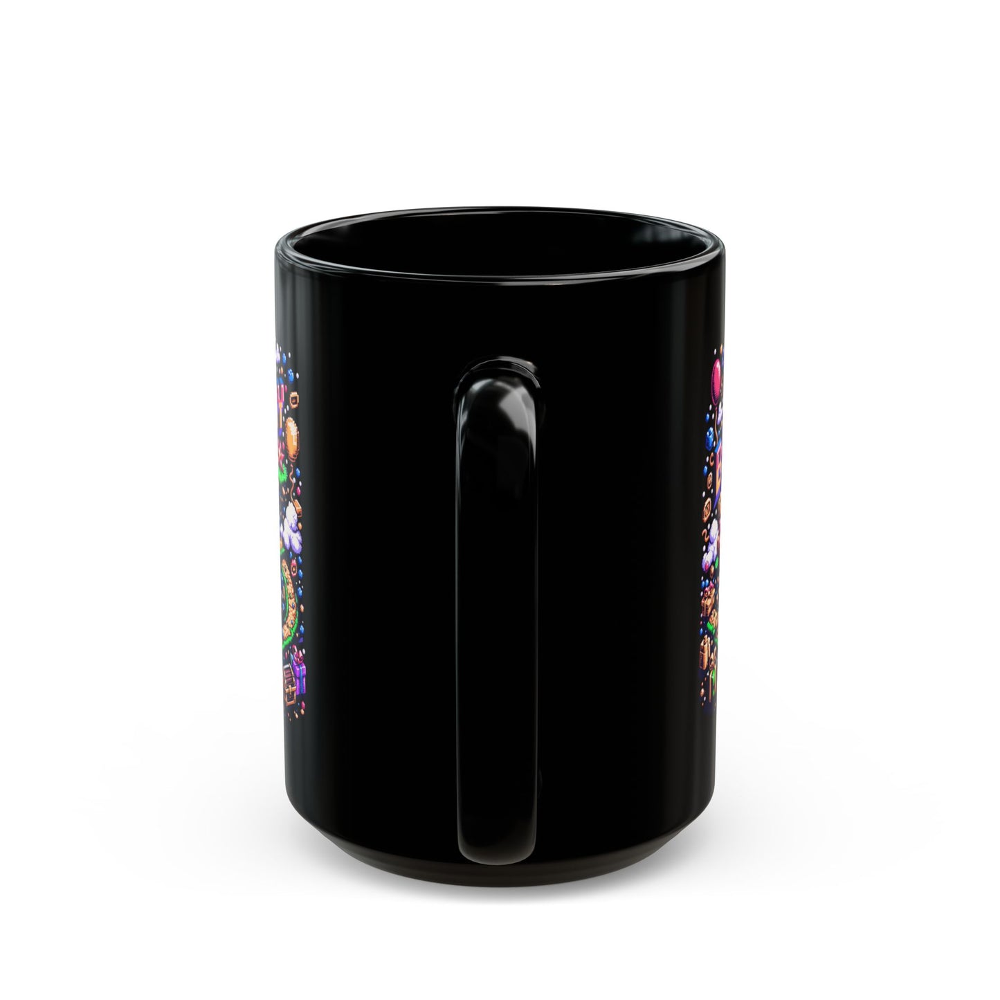Gamer Style Birthday Black Mug (11oz, 15oz)