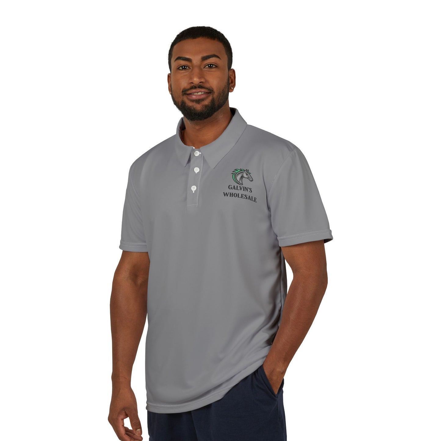 Copy of Stylish Unisex Polo Shirt - Galvin's Wholesale Logo