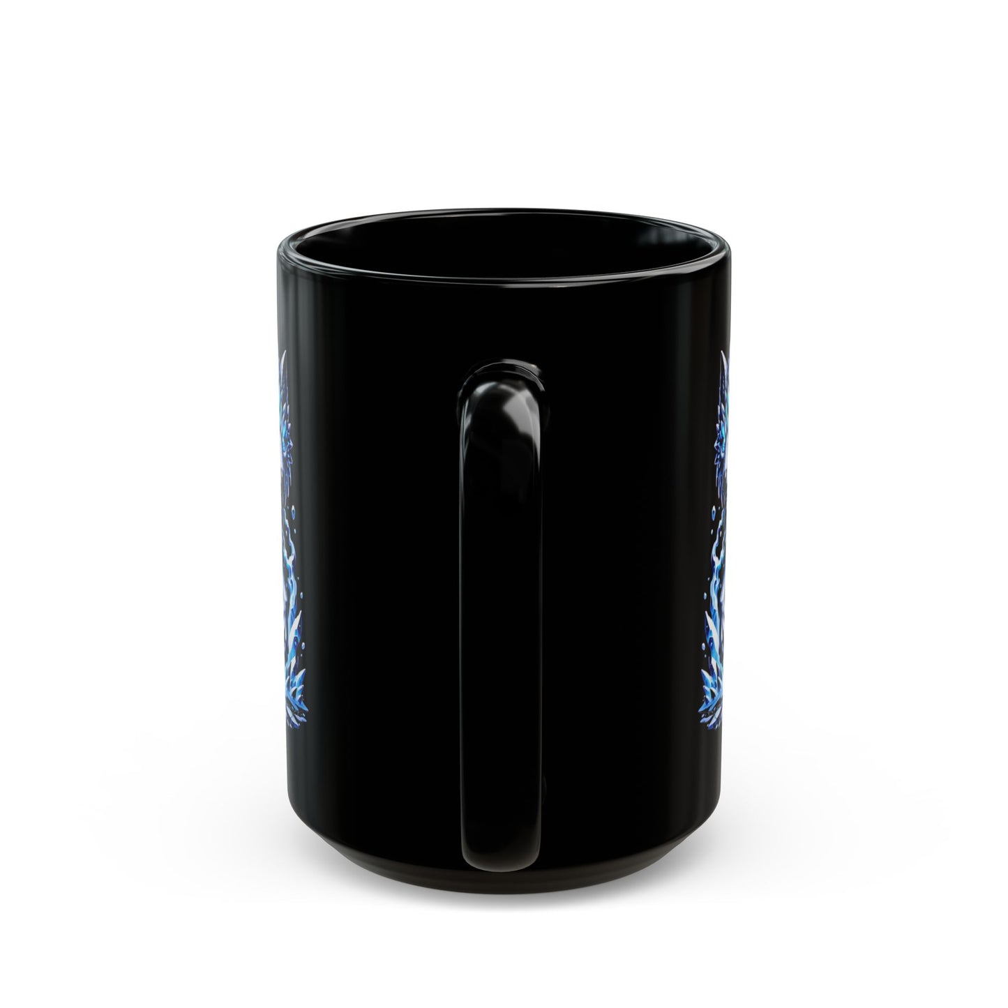 Ice Wolf 1st design Black Mug (11oz, 15oz)