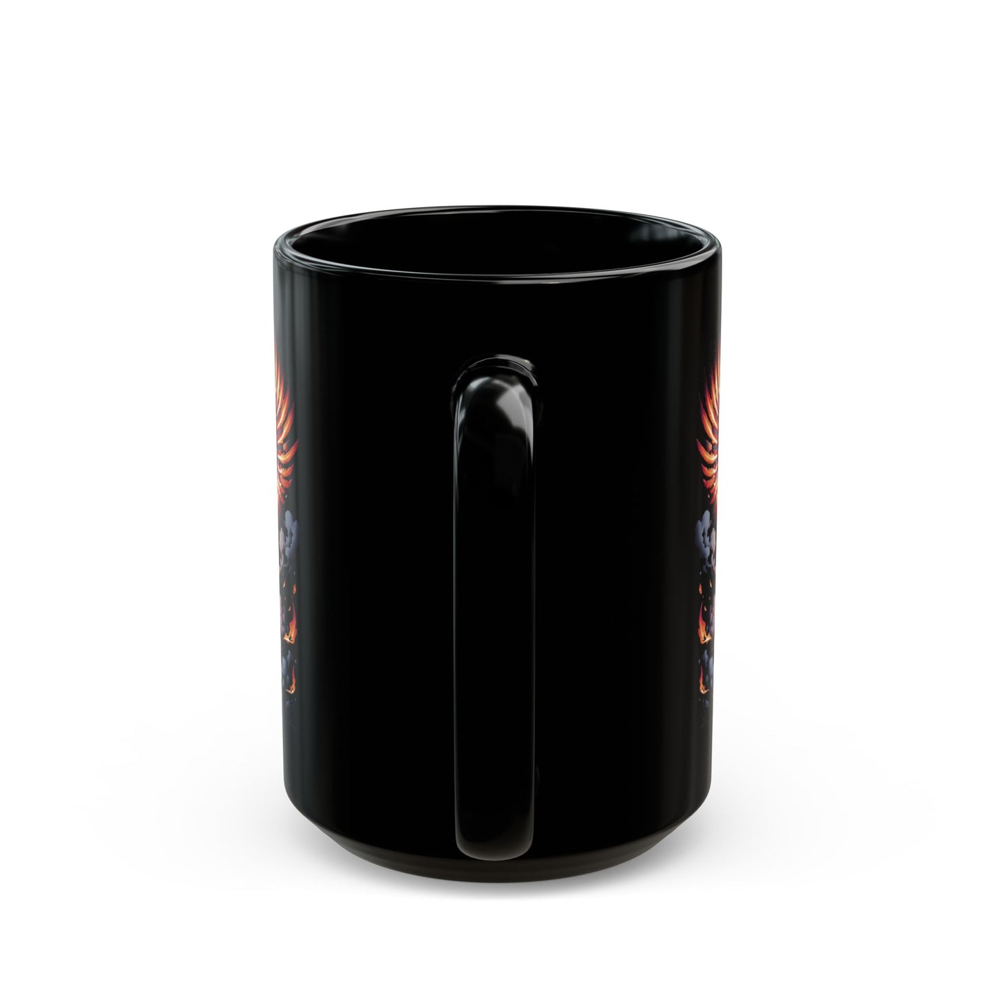 Phoenix Rising Black Mug (11oz, 15oz)