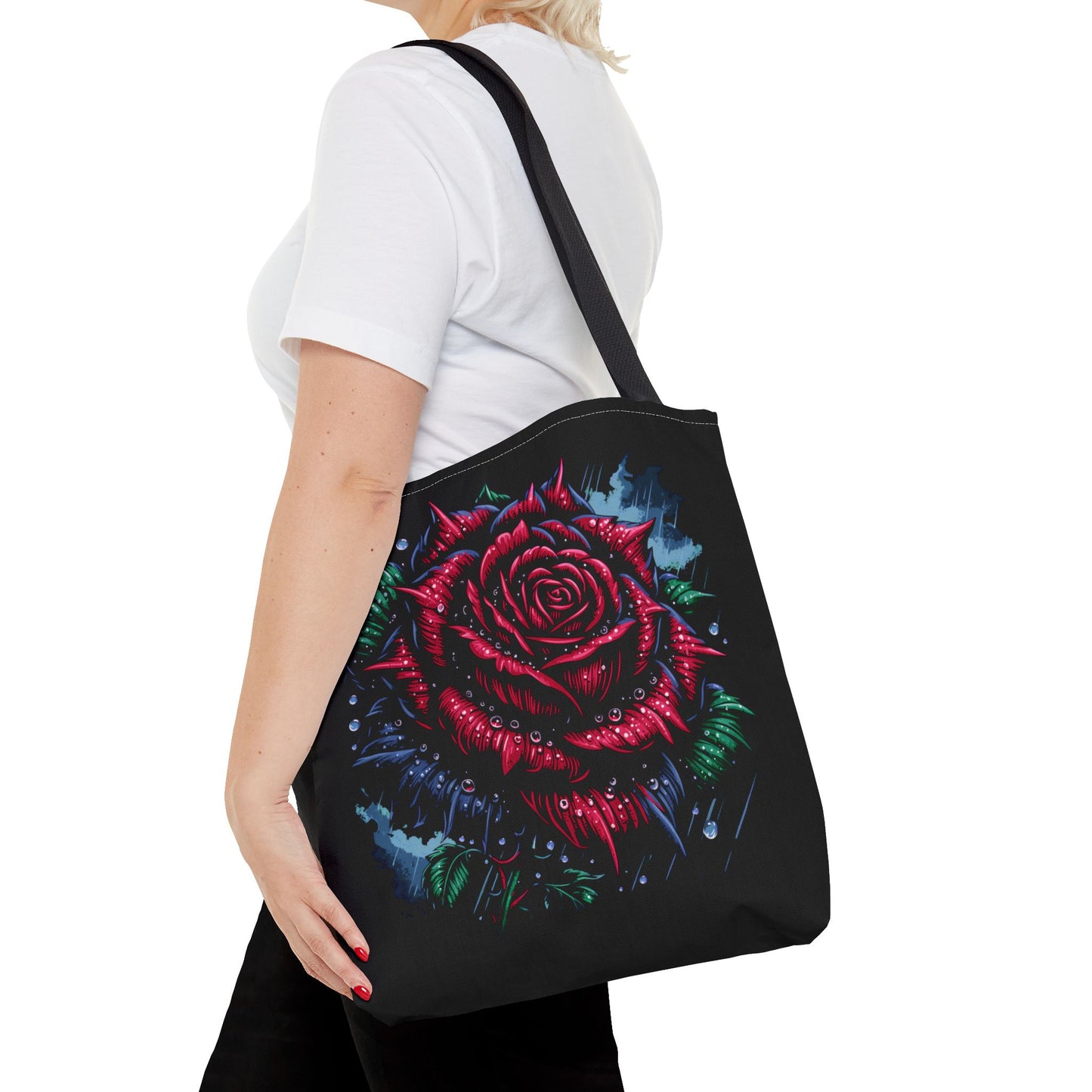 Rose 16x16 Tote Bag (AOP)