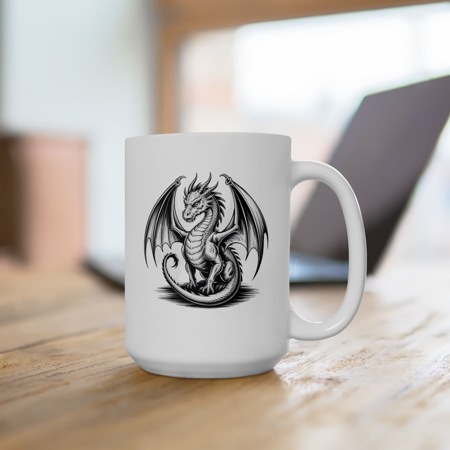 Dragon Ceramic Mug, (15oz) #10613255