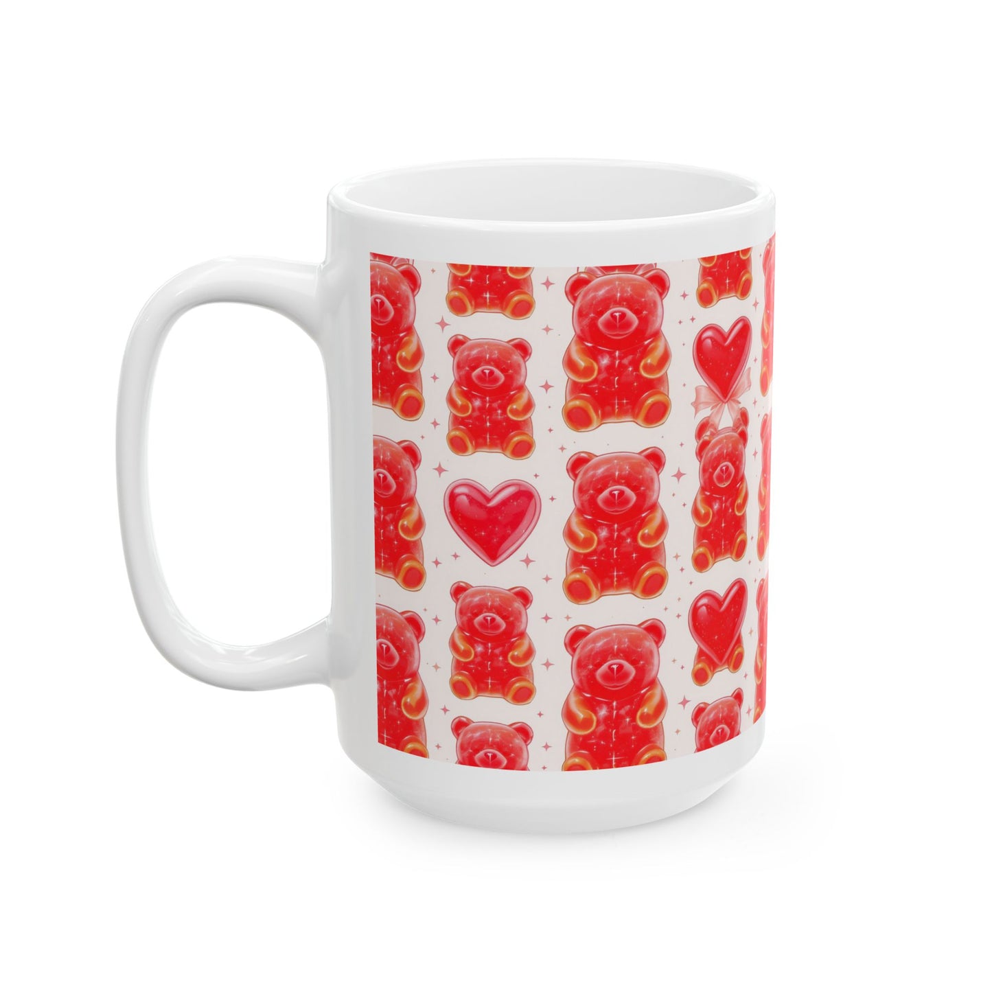 Gummy Bear Hearts Ceramic Mug 15oz- Score 93