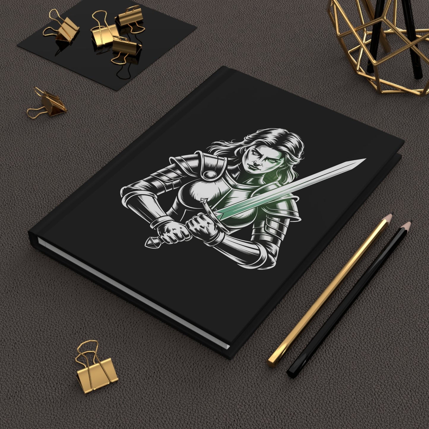 Female Warrior Hardcover Journal Matte