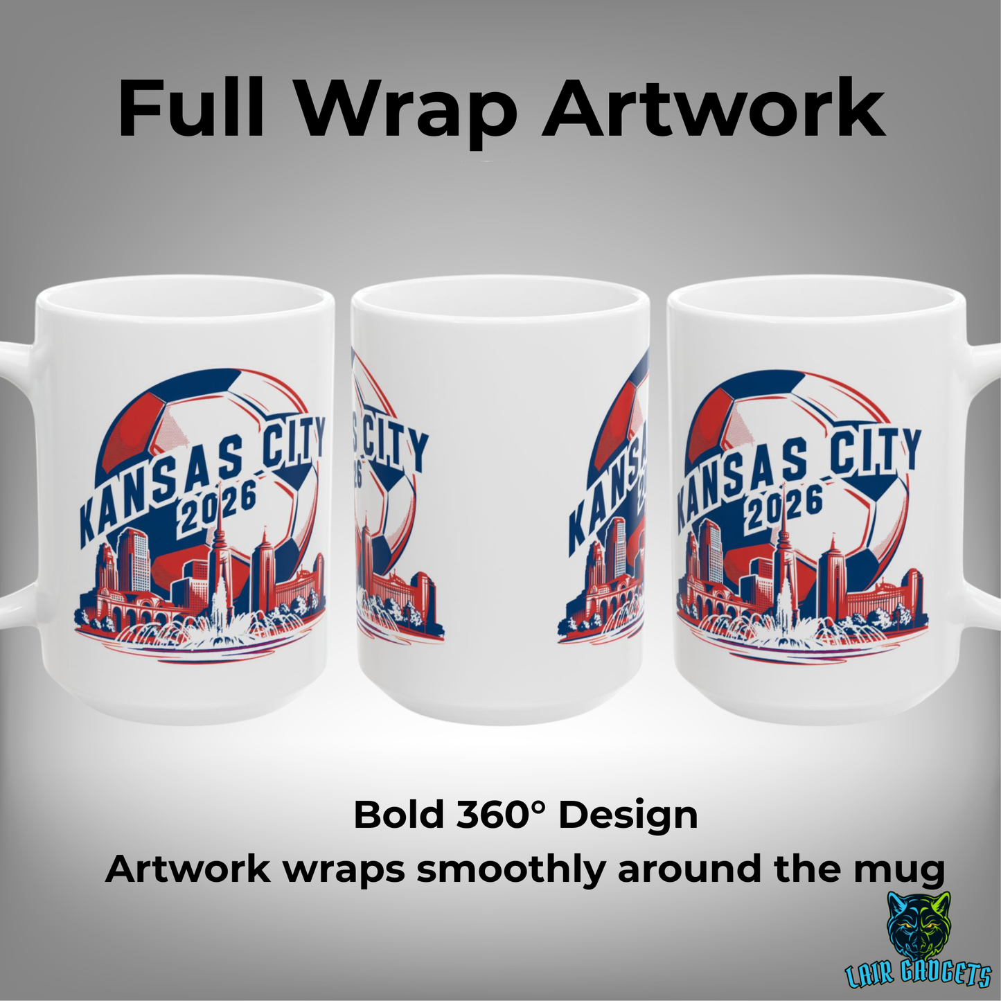 Kansas City 2026 Ceramic Mug, (11oz, 15oz)