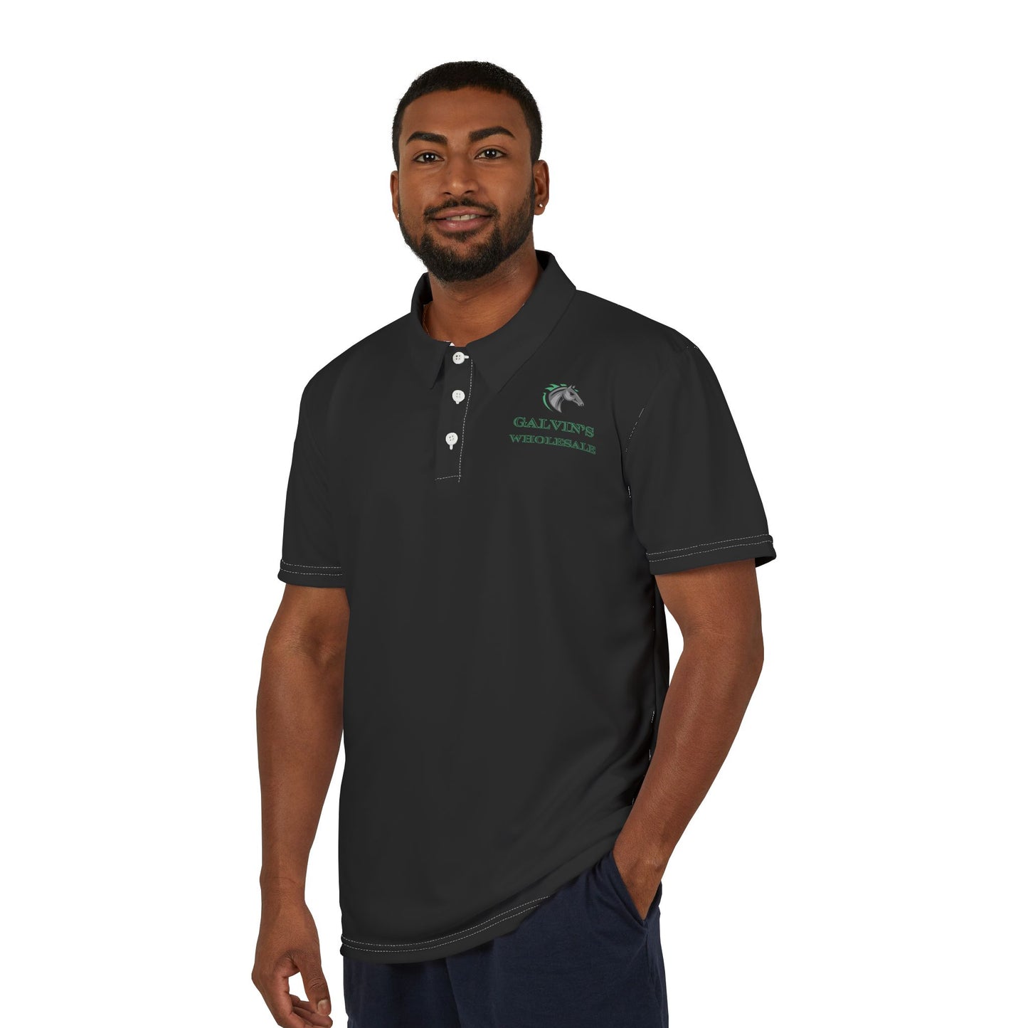 Copy of Stylish Unisex Polo Shirt - Galvin's Wholesale Logo