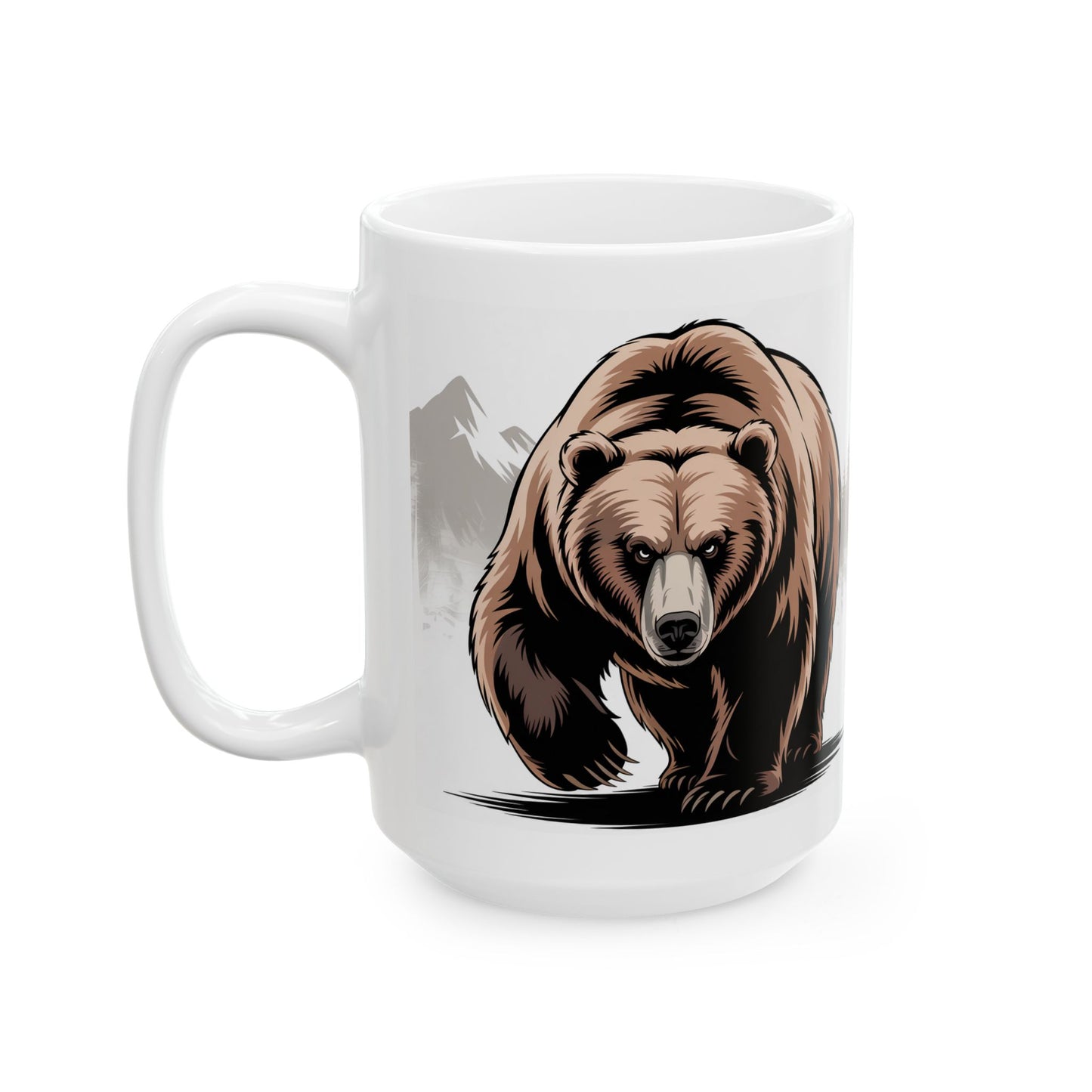 Bear Mountain scape Ceramic Mug, (15oz)