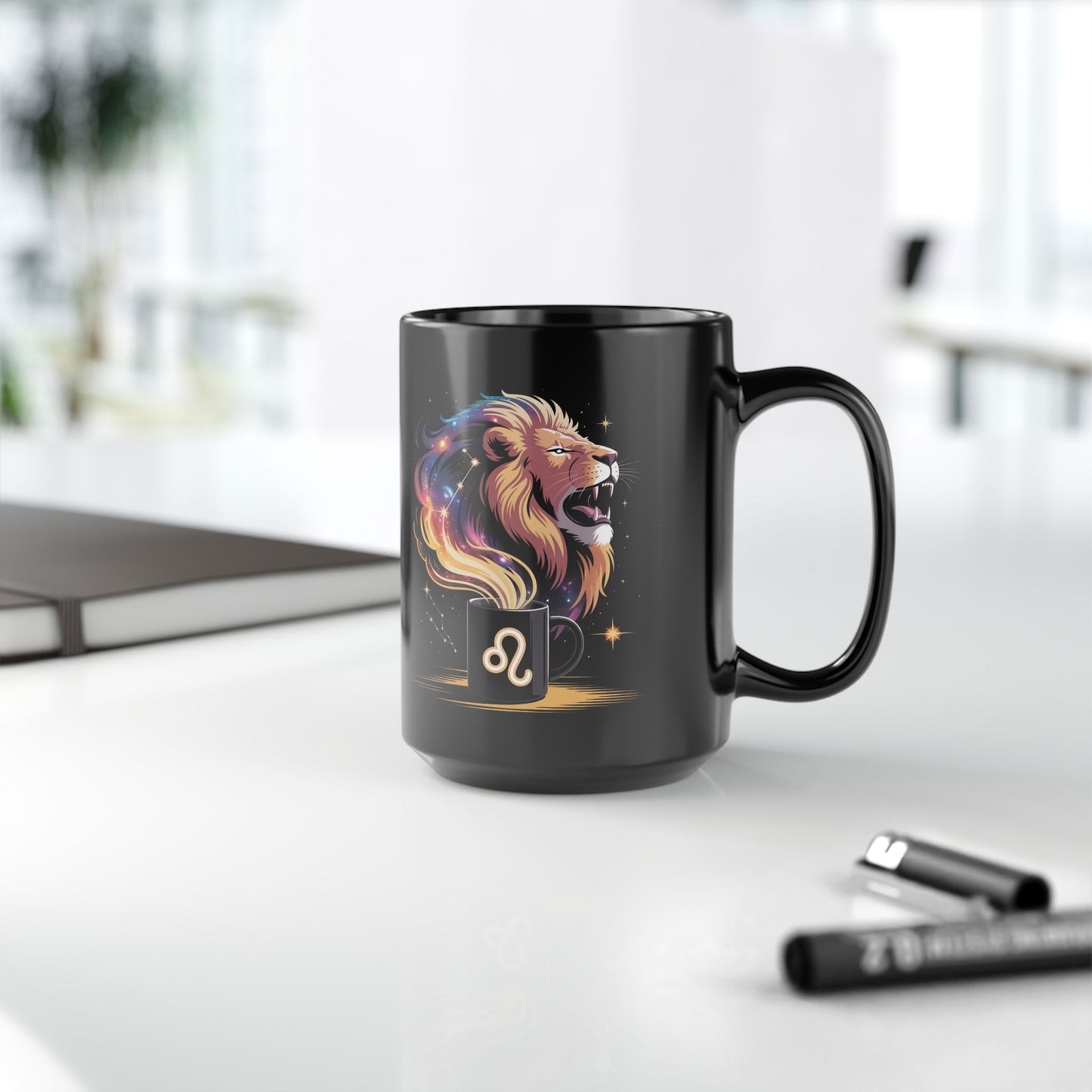 Celestial Leo Mug - Astrology Gift, Zodiac Coffee Cup, Horoscope Lover's Drinkware, Personalized Leo Mug, Unique Birthday Gift