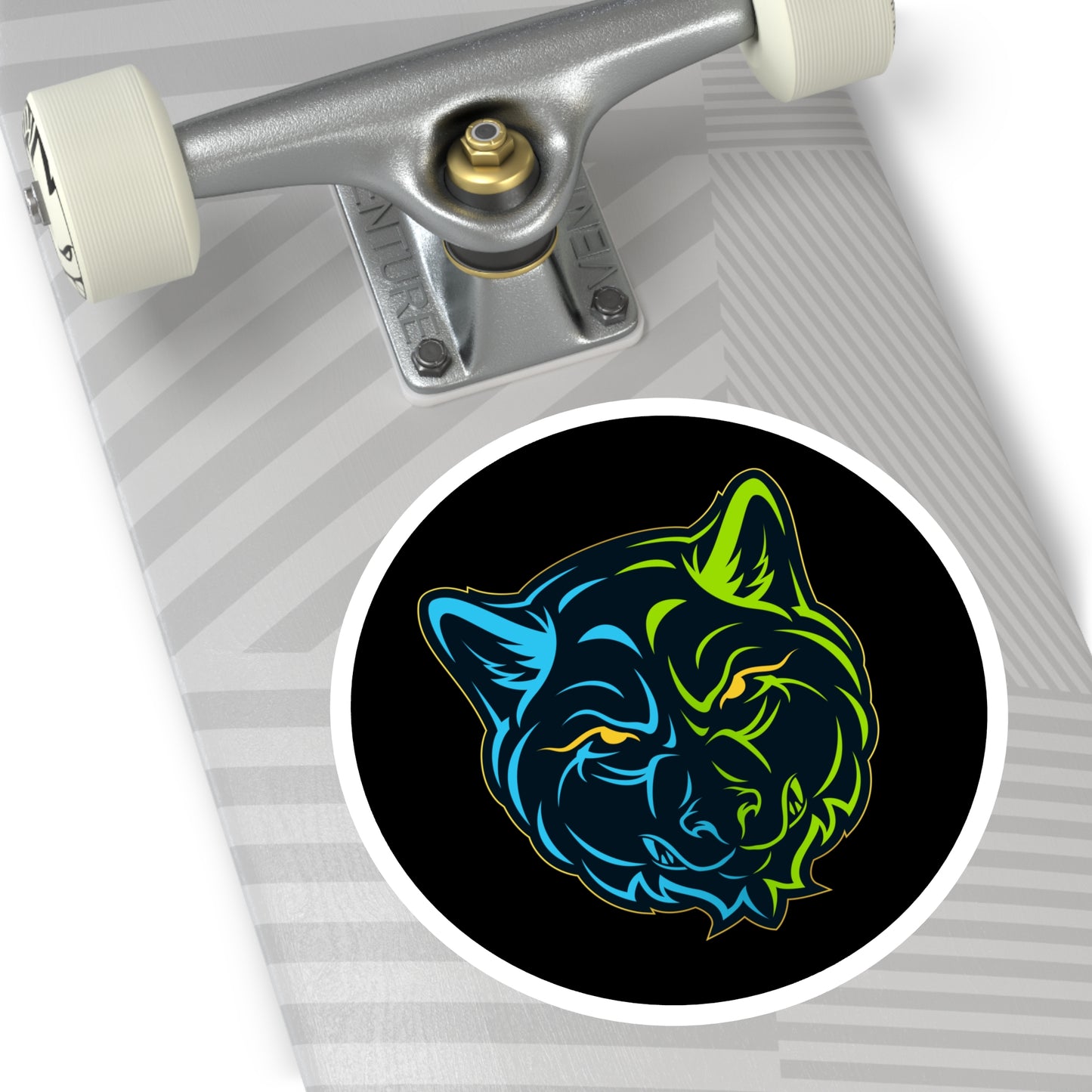 Bold Lair Gadgets Wolf Design Stickers, Unique Art Decals, Laptop Decor, Indoor/Outdoor Stickers, Great for Gifts & Personalization