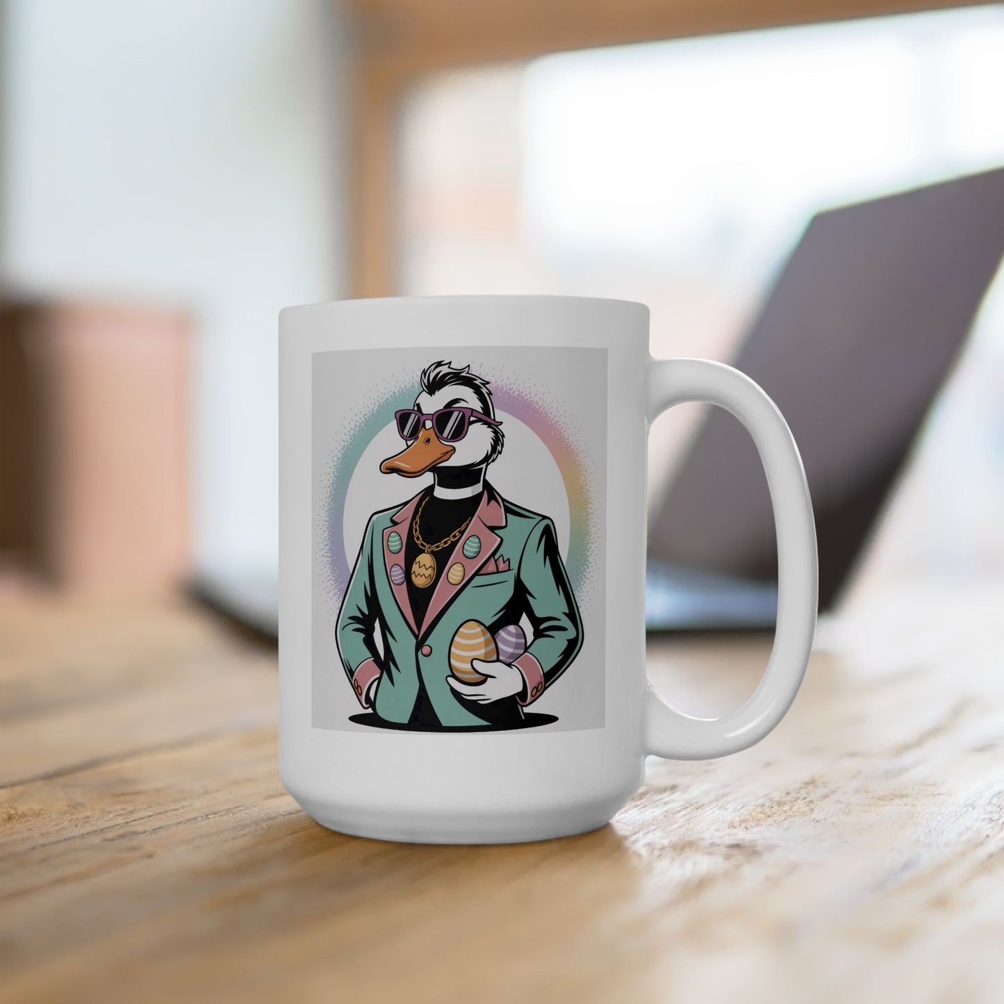 The Egg King Ceramic Mug, (15oz)
