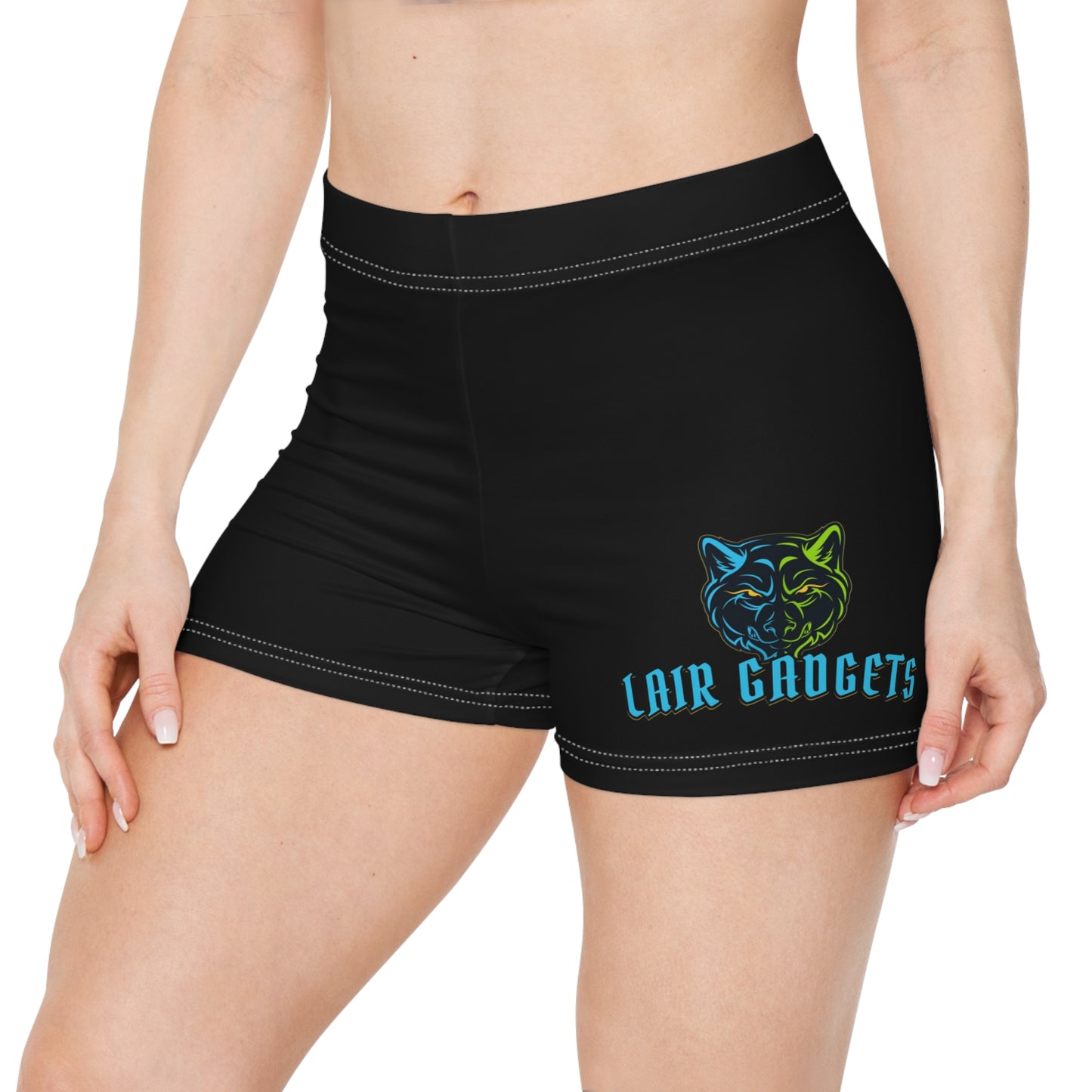 Women's Athletic Shorts with Lair Gadgets Design - Comfort and Style for Active Lifestyle