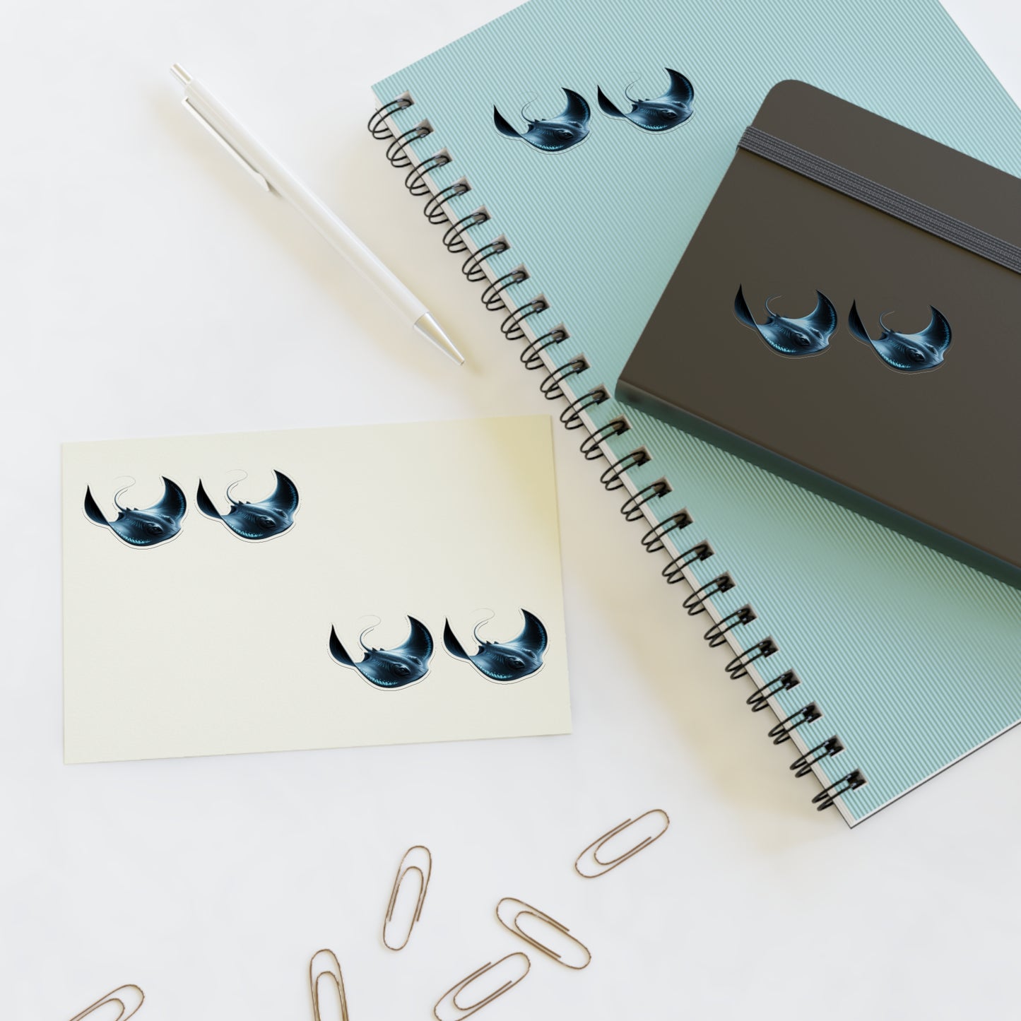 Manta Ray Vinyl Sticker – Ocean-Inspired Graphic Decal by Lair Gadgets