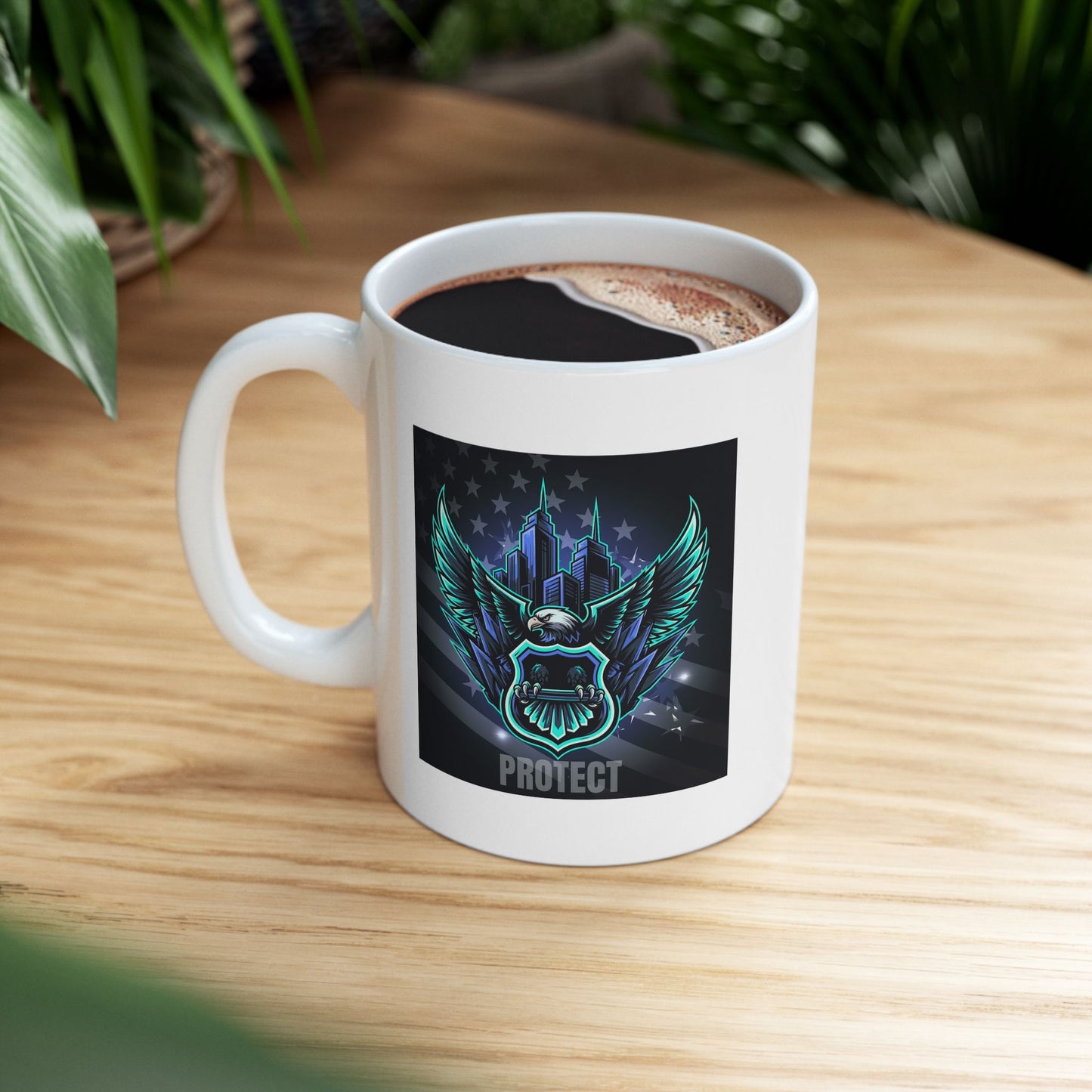 Celestial Wings Ceramic Mug | Unique Gift for Fantasy Lovers | 11oz, 15oz Coffee Cup | Inspirational Decor | Perfect for Birthdays, Holidays