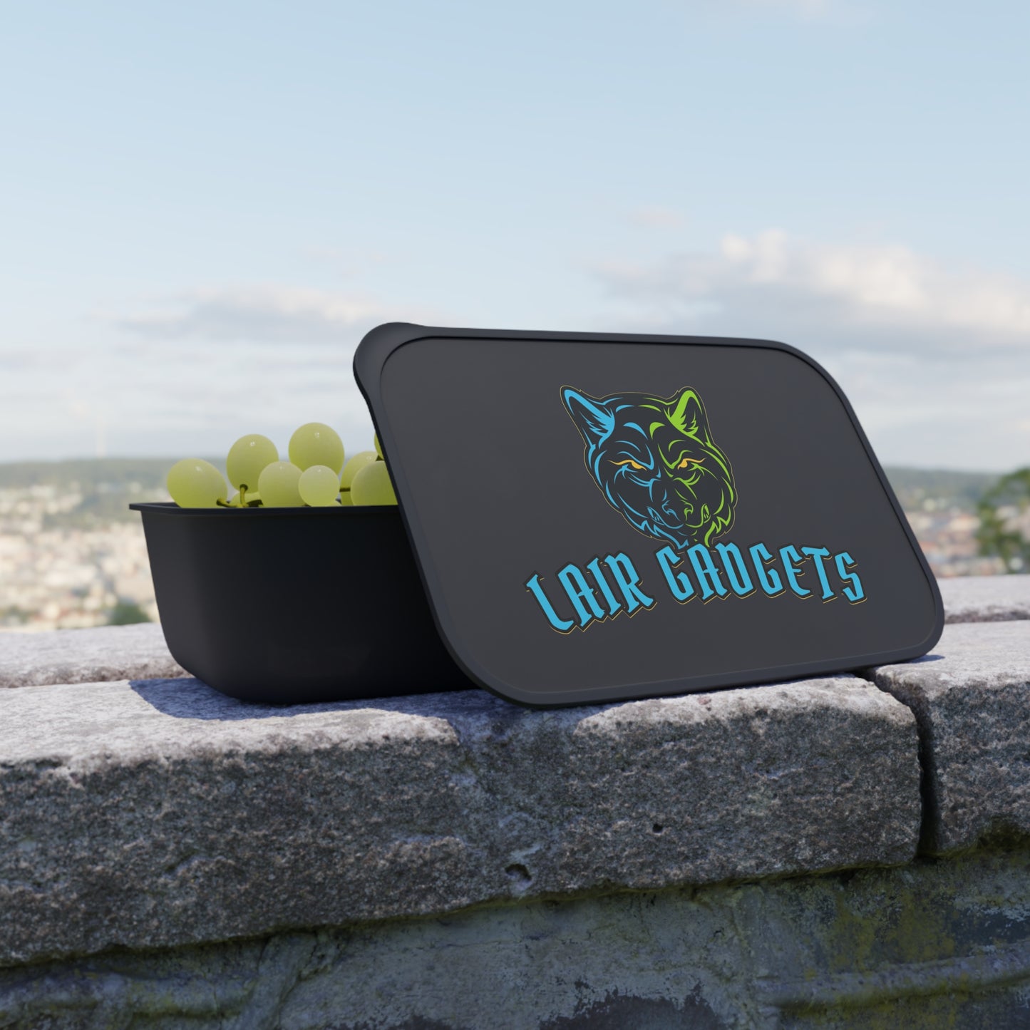 Lair Gadgets Bento Box with Utensils Stylish Meal Prep Container for Foodies
