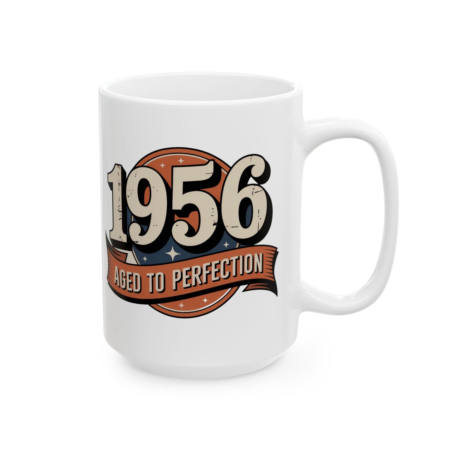 Aged To Perfection 1956 Ceramic Mug, (11oz, 15oz)