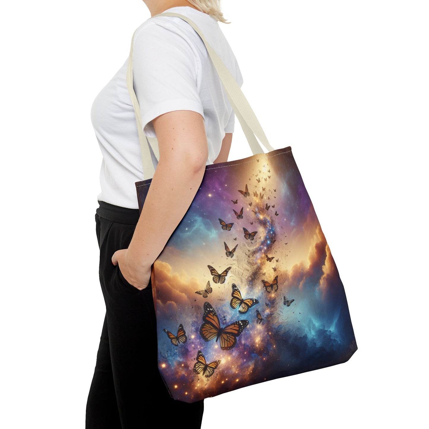 Butterfly Dreamscape Tote Bag | Reusable Shopping Bag, Eco-Friendly Gift, Bohemian Decor, Summer Travel Tote, Butterfly Lover Gift