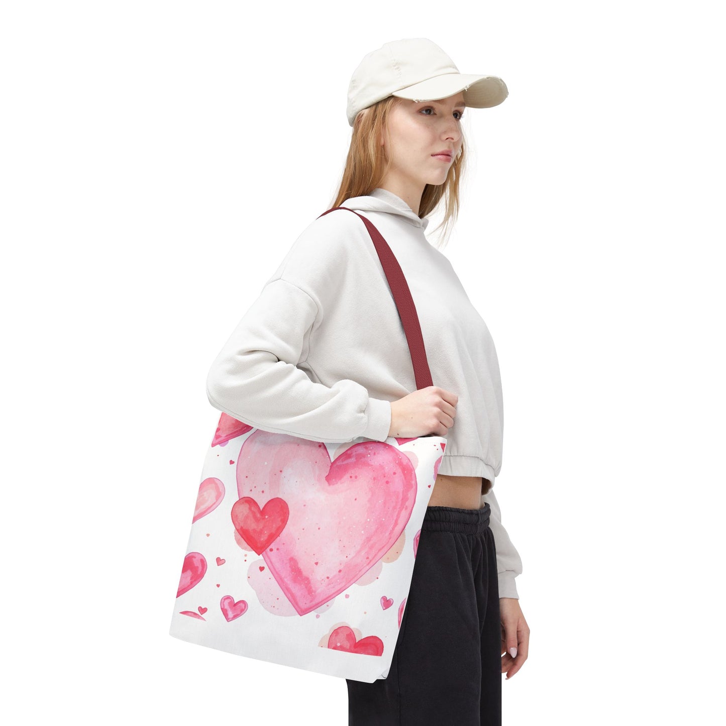 Watercolor Pink Tote Bag (AOP)