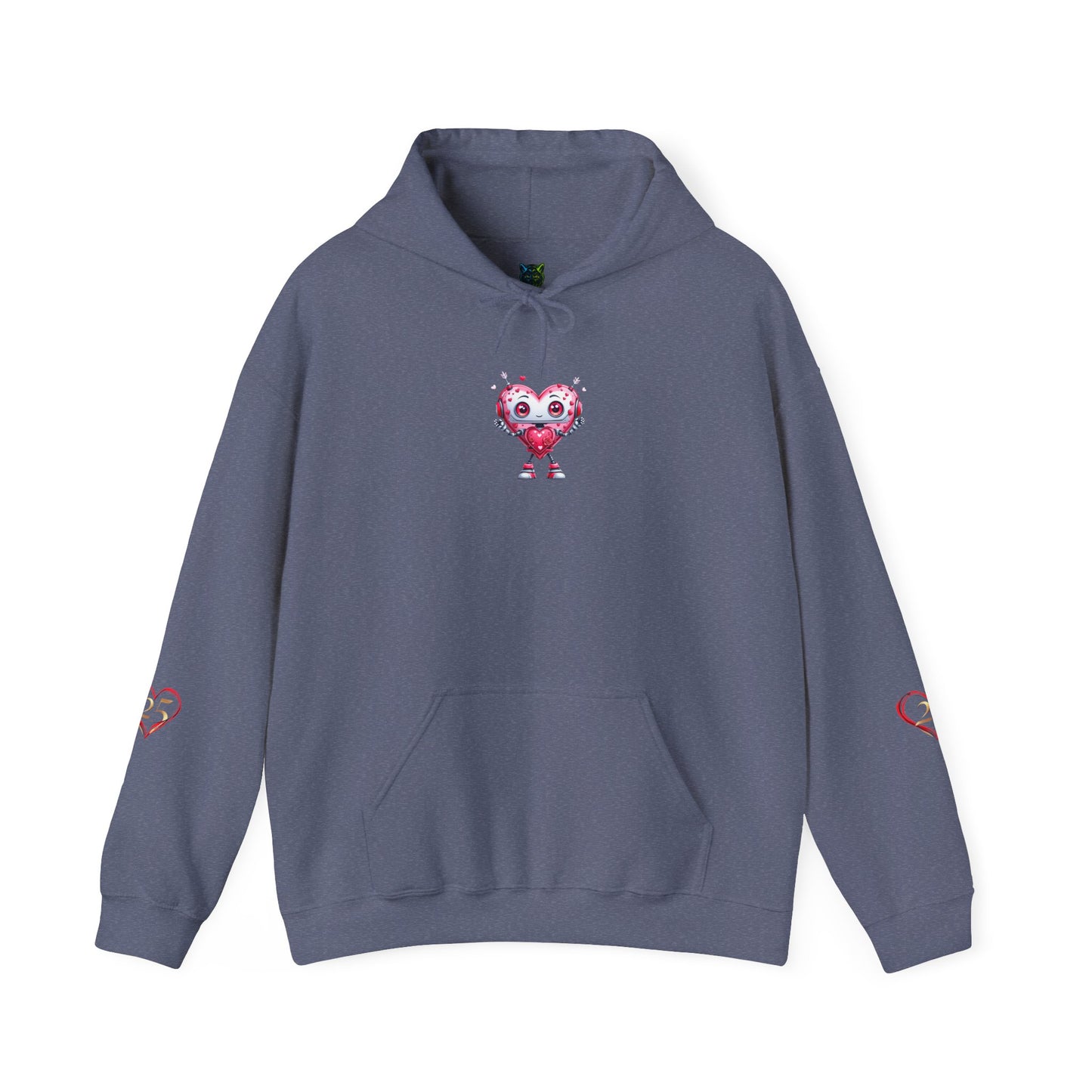 Cute Heart Unisex Hoodie, Soft and Playful Sweatshirt