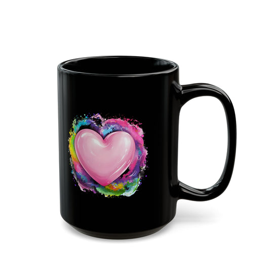 Colorful Heart Splash Mug