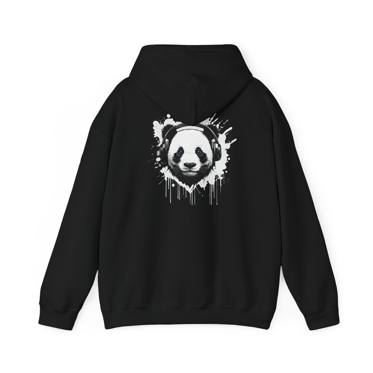 Panda Headphones Unisex Hoodie, Stylish Heavy Blend™ Pullover for Comfortable Streetwear