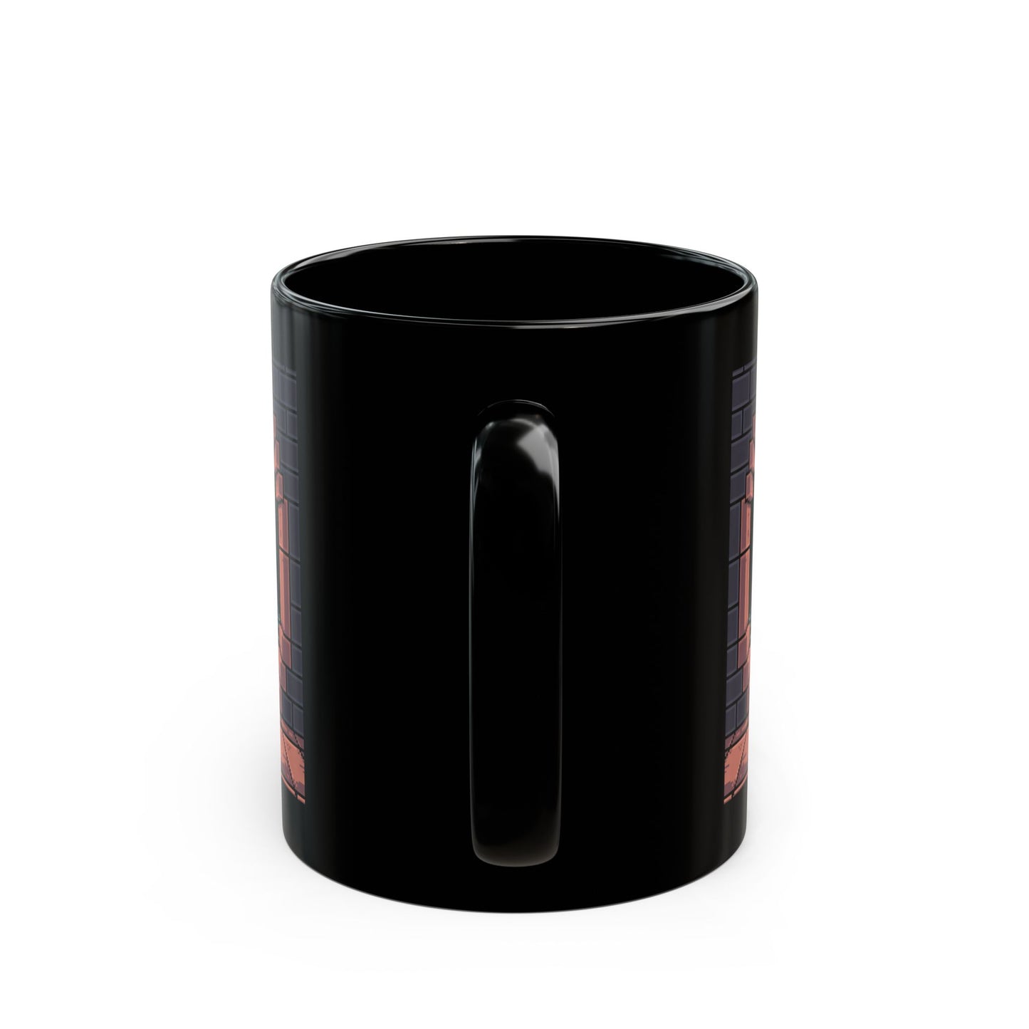 Retro Gamer Coffee Mug – Level 1 Morning Pixel Art Design – Black Ceramic – Funny Video Game Gift- B0GR2P8VNW