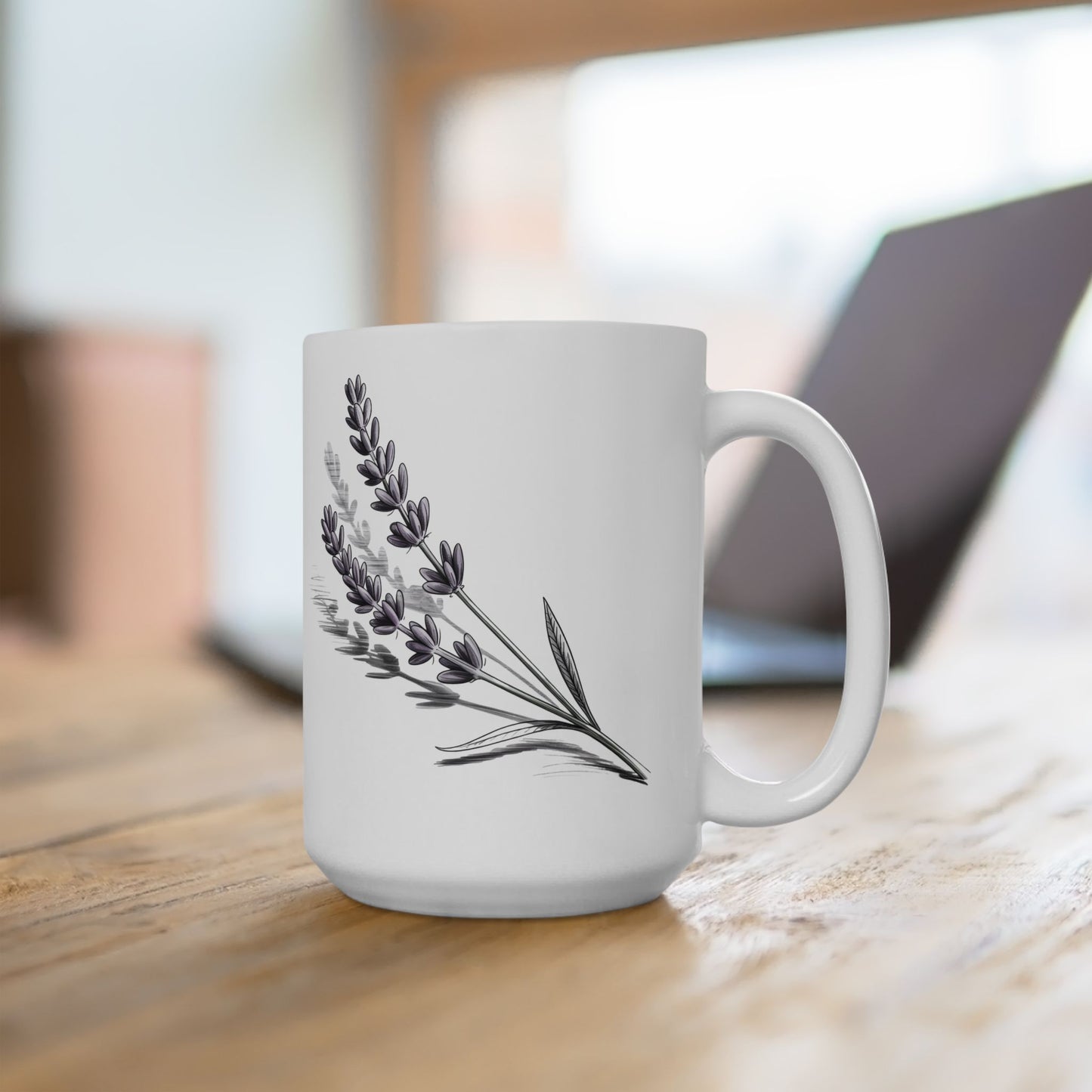 Sketch#1 Spring gift Mockup Ceramic Mug, (15oz)