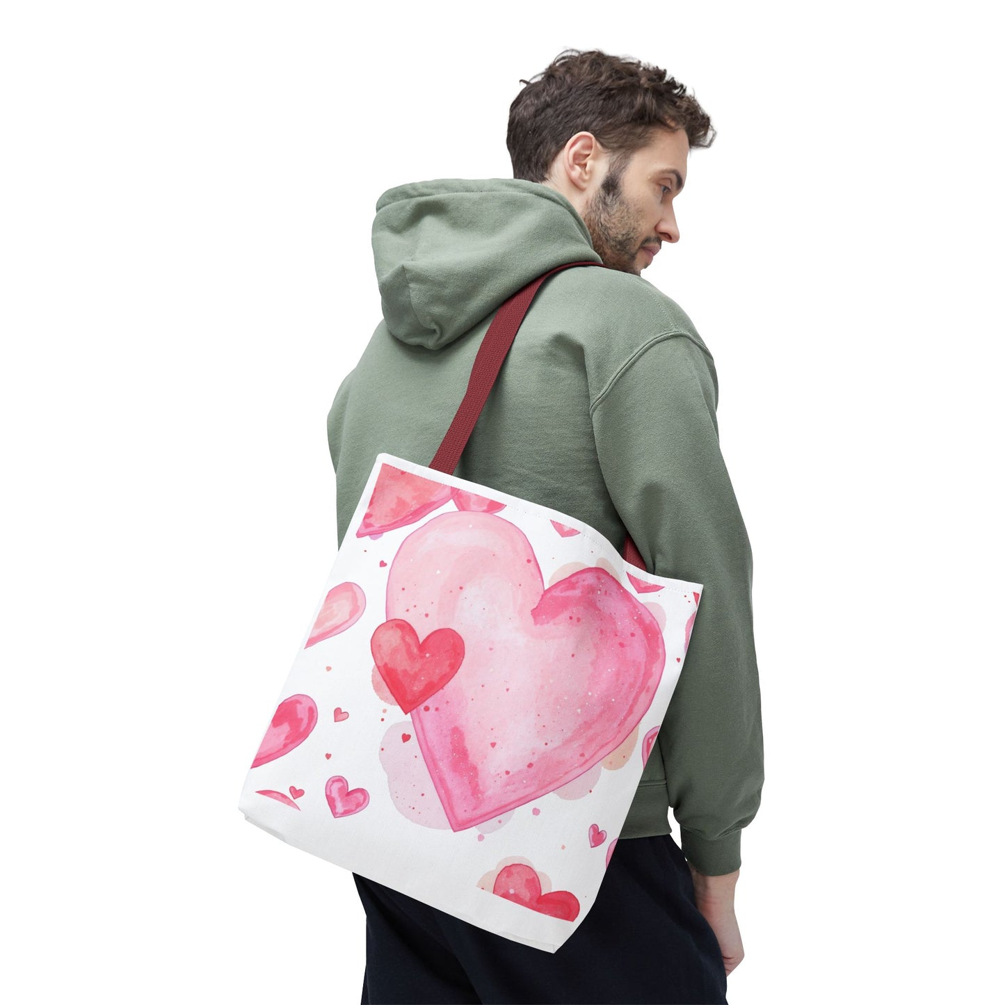 Watercolor Pink Tote Bag (AOP)