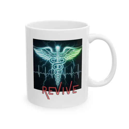 Revive Caduceus Mug, Doctor Mug, Nurse Mug, Medical Mug, EMT Mug, Healthcare Gift, Medical Professional Mug, Unique Mug, Gift For Doctors