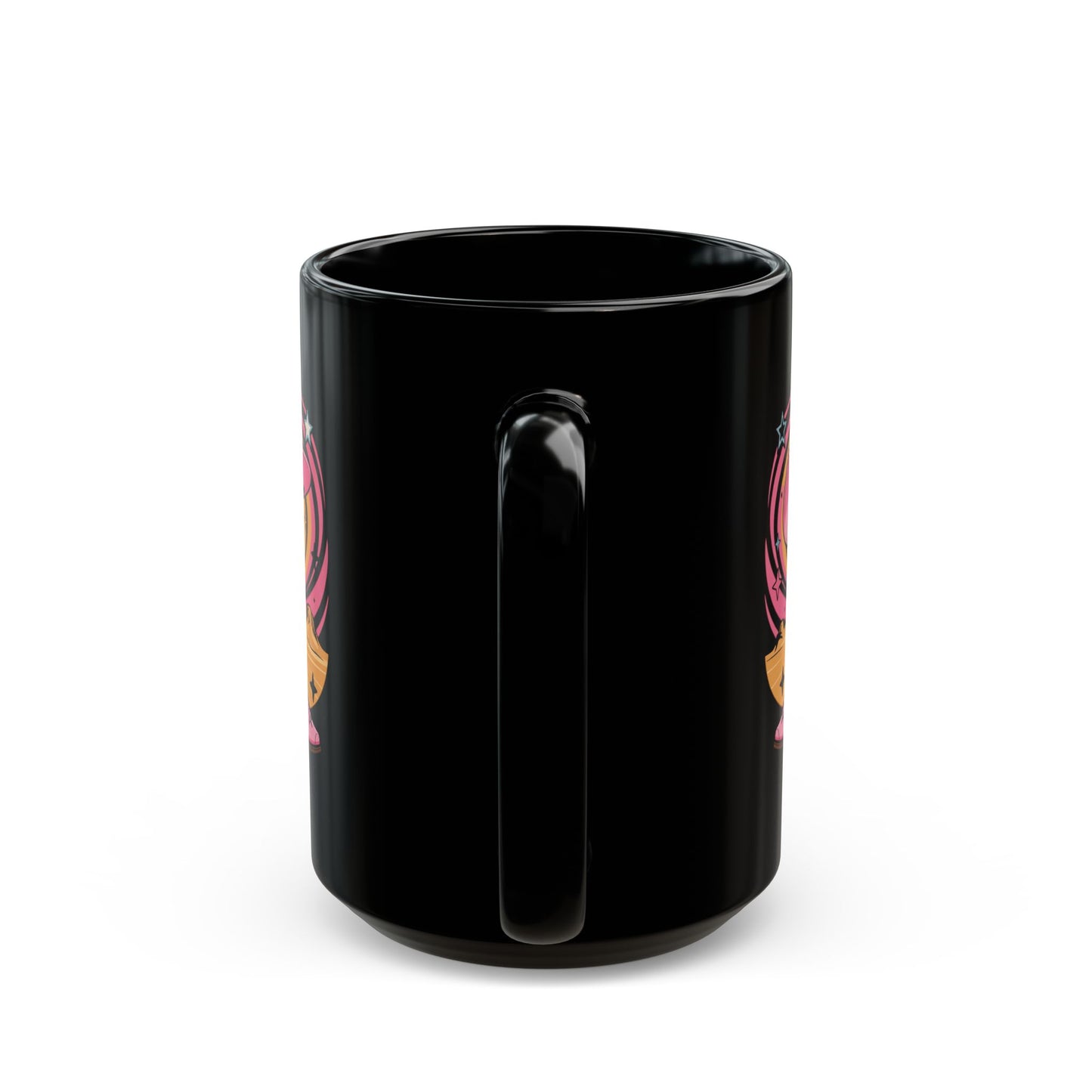 Boots and Hat Black Mug (15oz)