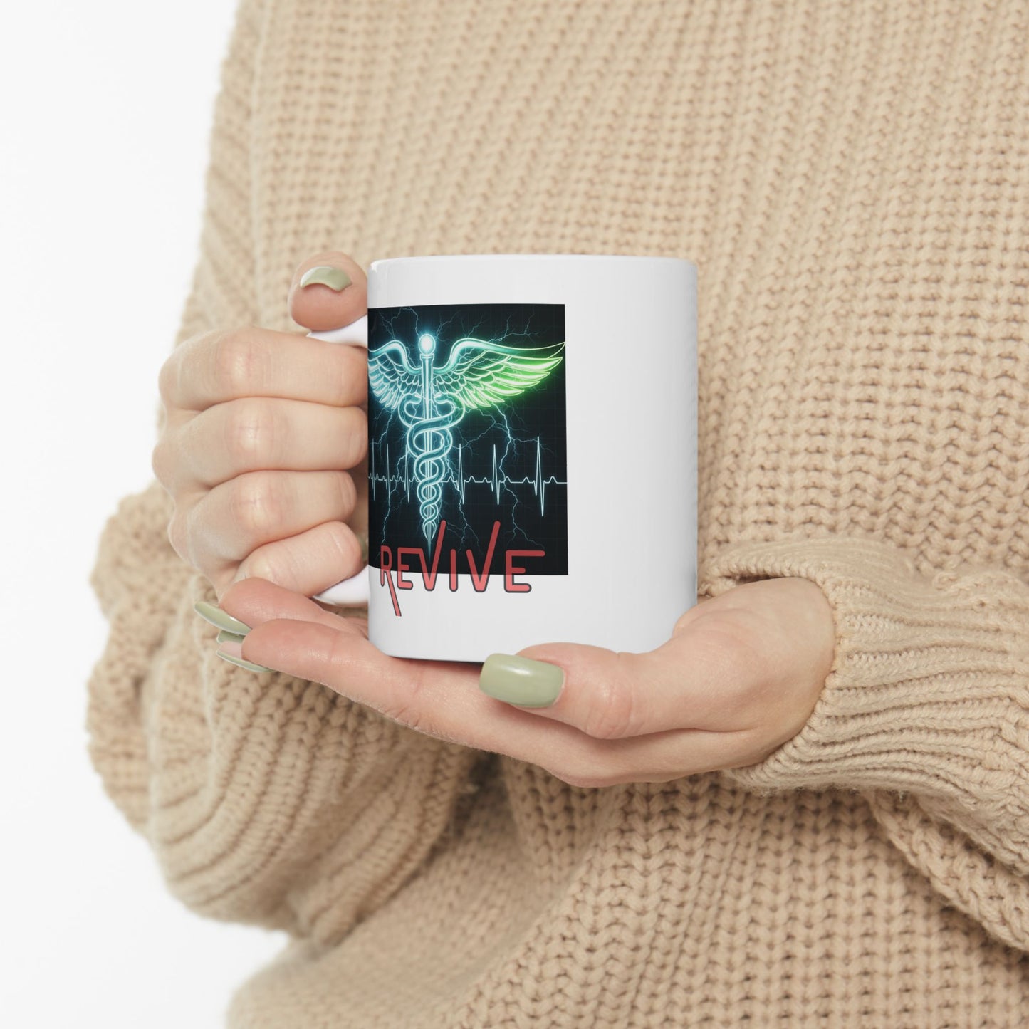 Revive Caduceus Mug, Doctor Mug, Nurse Mug, Medical Mug, EMT Mug, Healthcare Gift, Medical Professional Mug, Unique Mug, Gift For Doctors