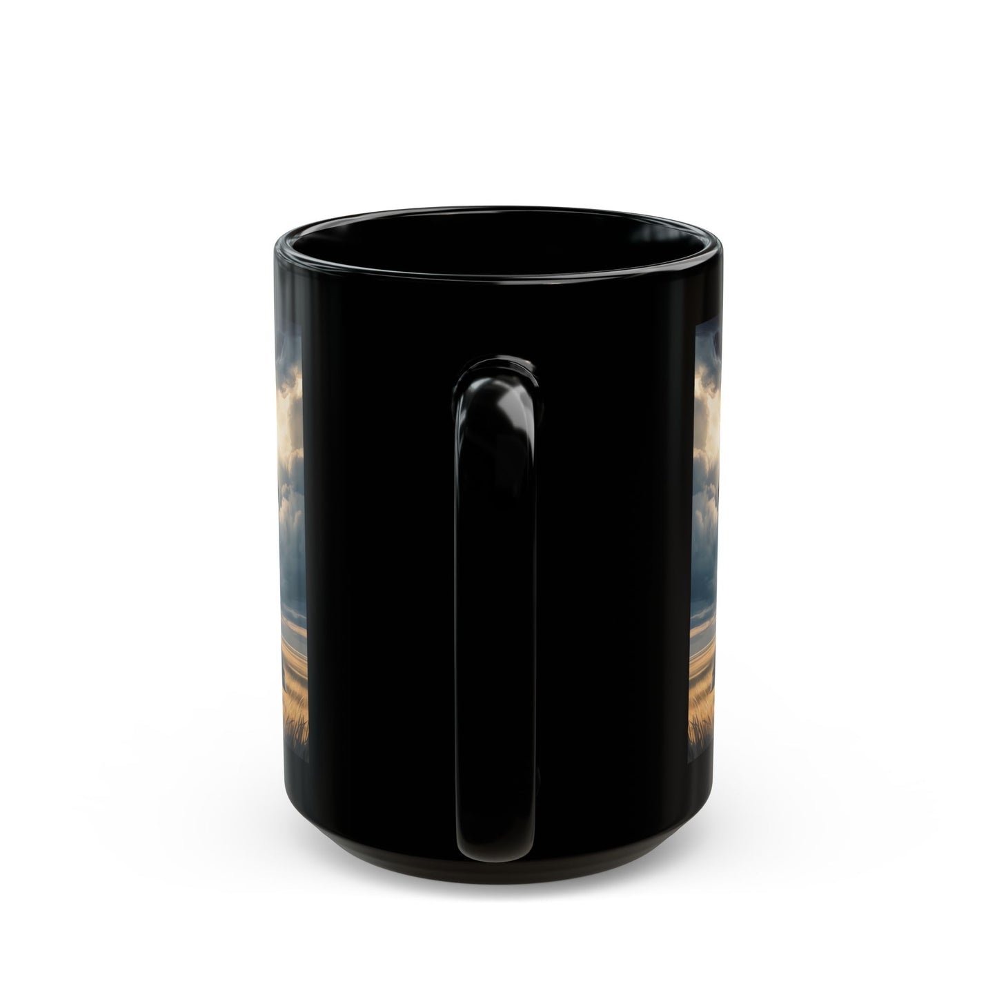 Tornado Horse Black Mug (11oz, 15oz)