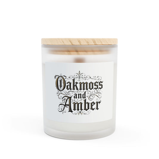 Aromatic Oakmoss and Amber Candle - 11oz Frosted Glass