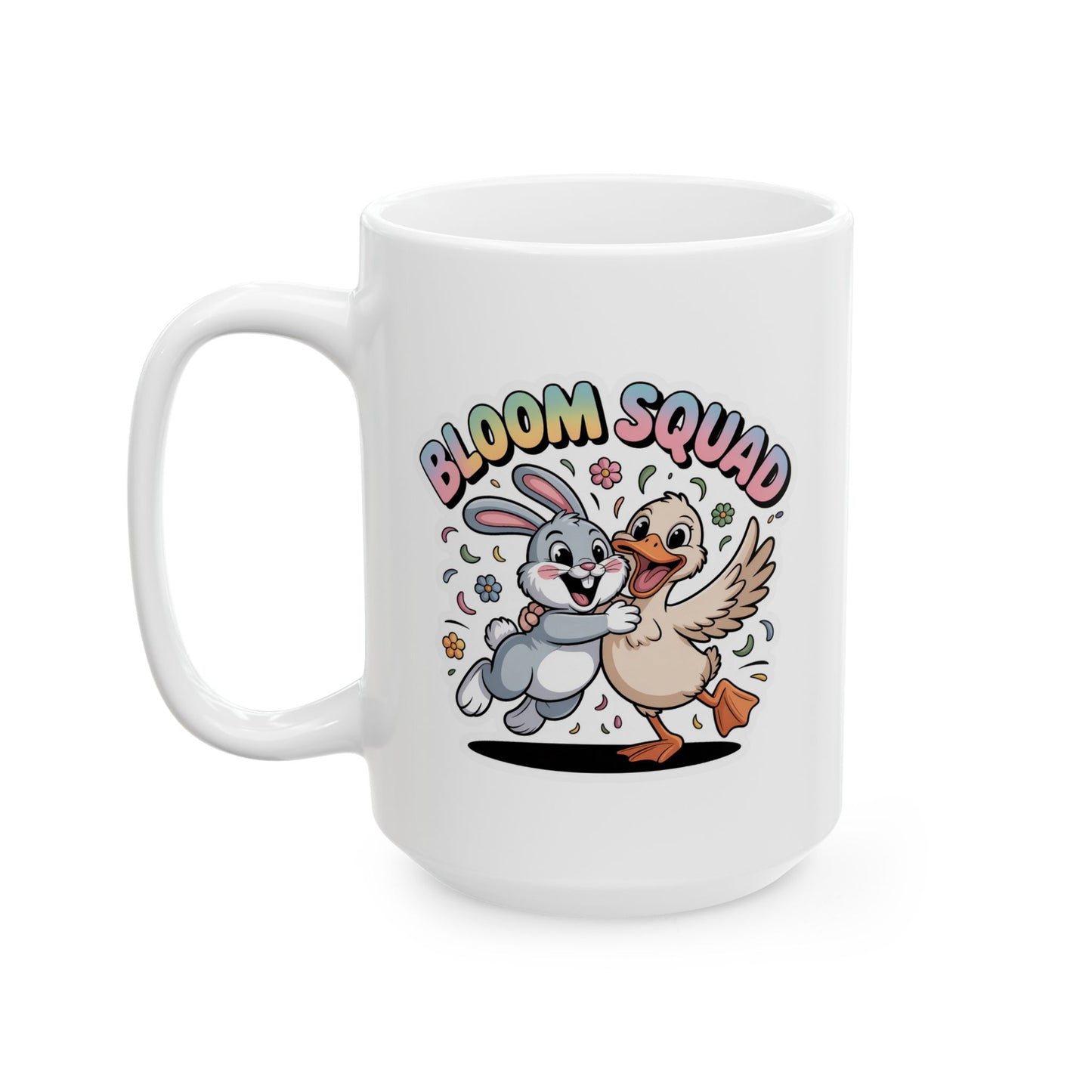 Bloom Squad Original 2  Ceramic Mug — Cute Farm Animal Coffee Cup (11oz/15oz)