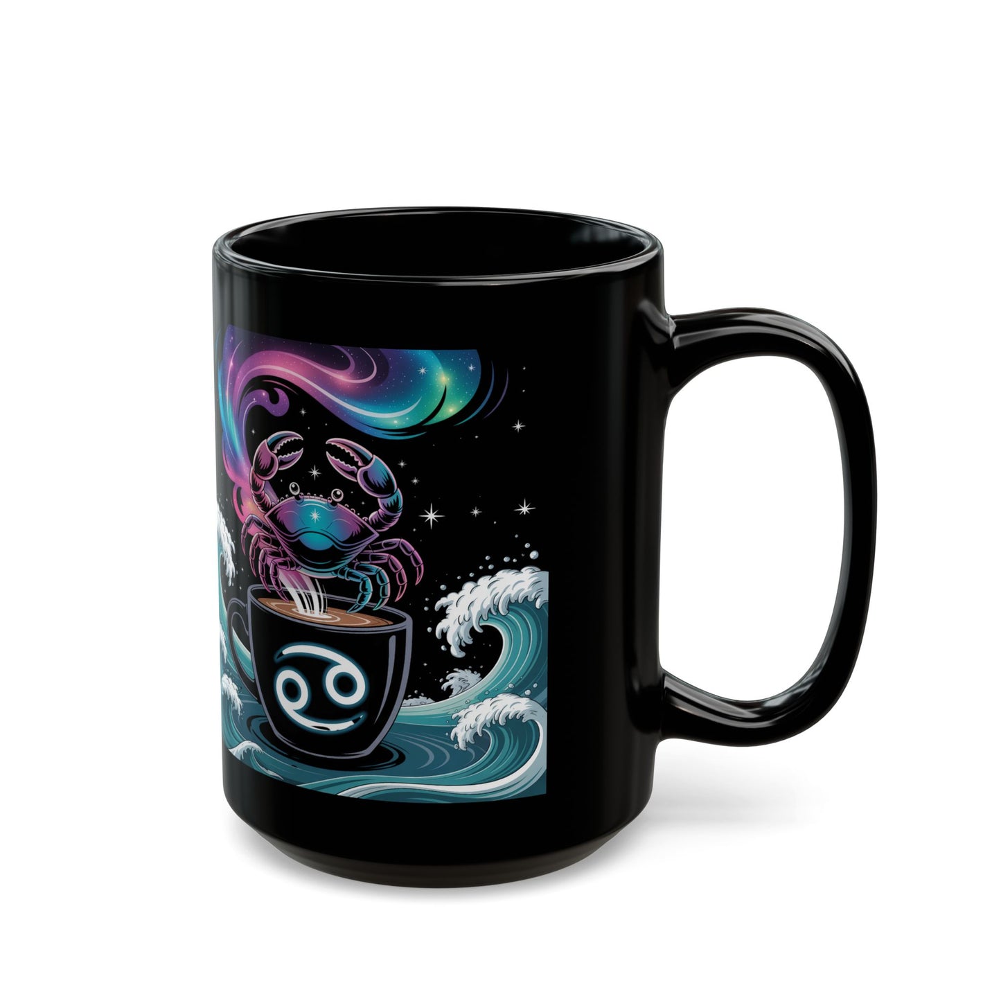 Astrology Cancer Mug – Zodiac Gift for Astrology Lovers, Horoscope Decor, Celestial Drinkware, Coffee Tea Cup, Unique Birthday Gift