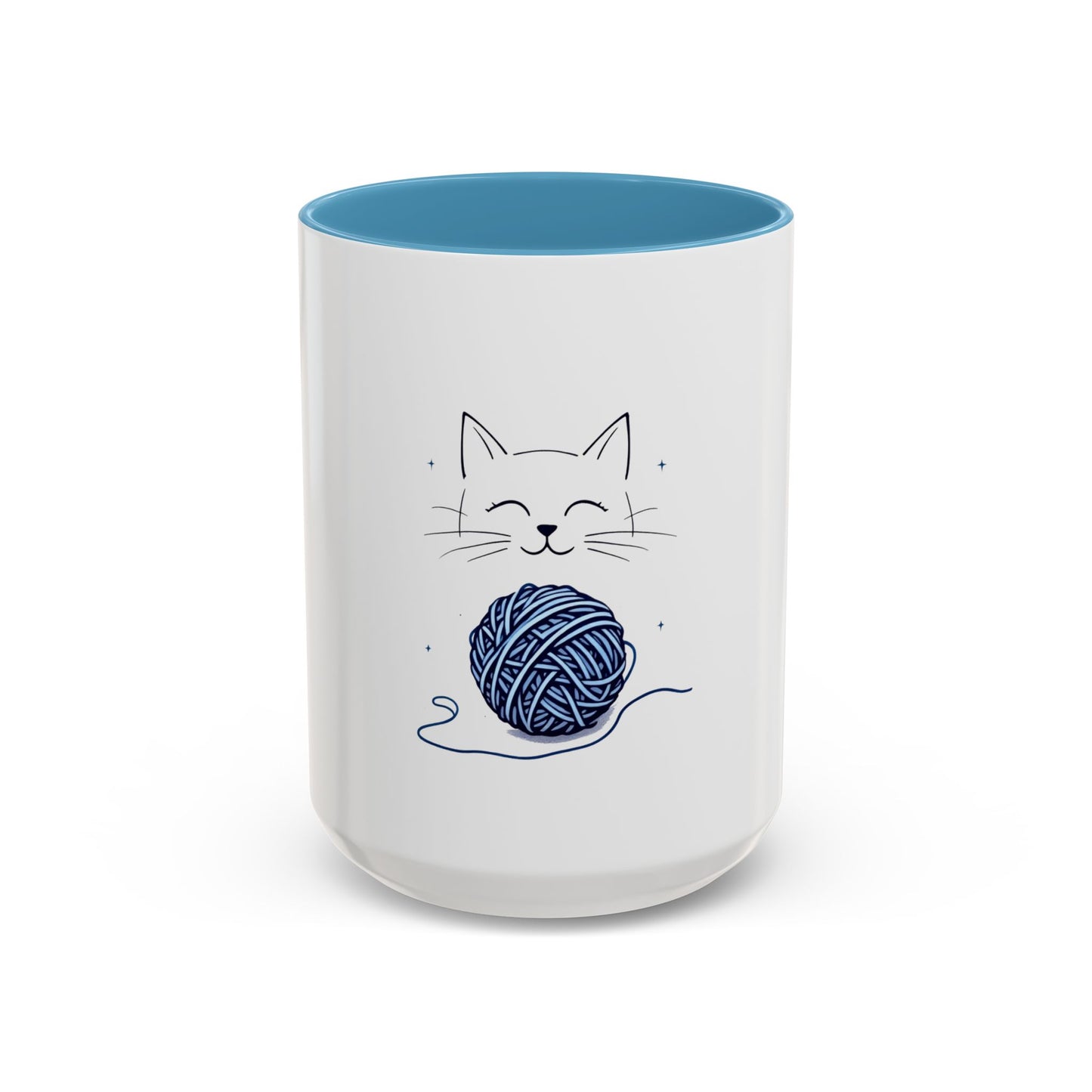 Cat Yarn Mug, Fun and Playful Coffee Cup Design for Cat Enthusiasts, Great for Daily Use