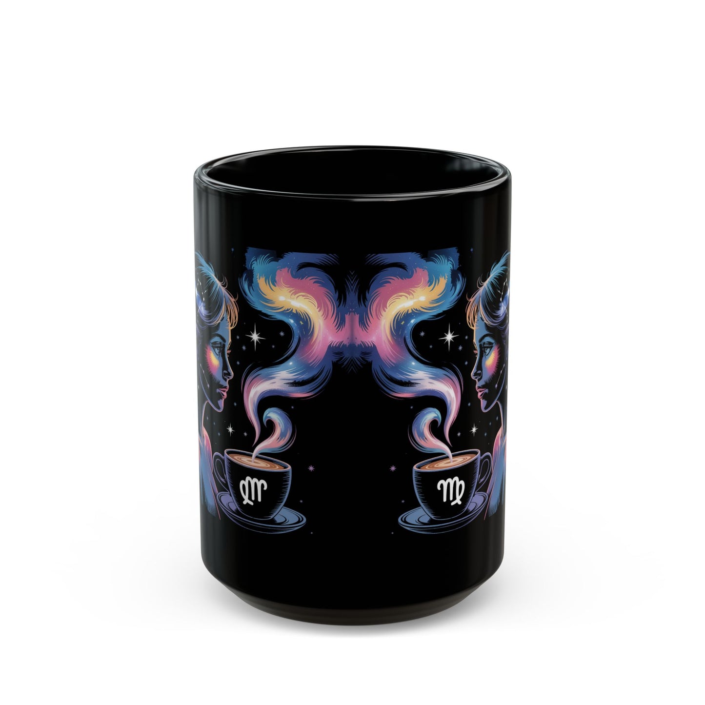 Astrology-Themed Coffee Mug - Mystic Virgo Design for Star Sign Lovers, Unique Gift, Horoscope Decor, Zodiac Mug, Celestial Drinkware