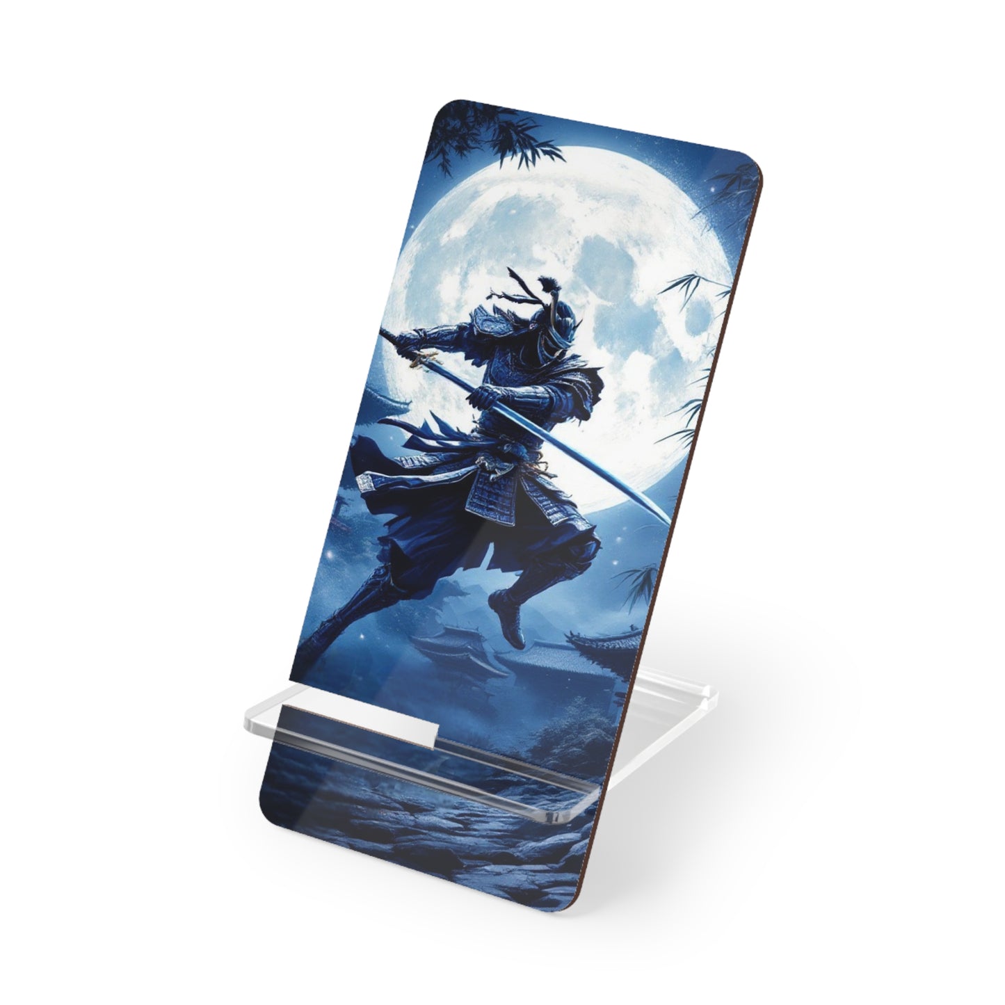 Ninja-Themed Mobile Display Stand for Smartphones | Stylish Desk Decor