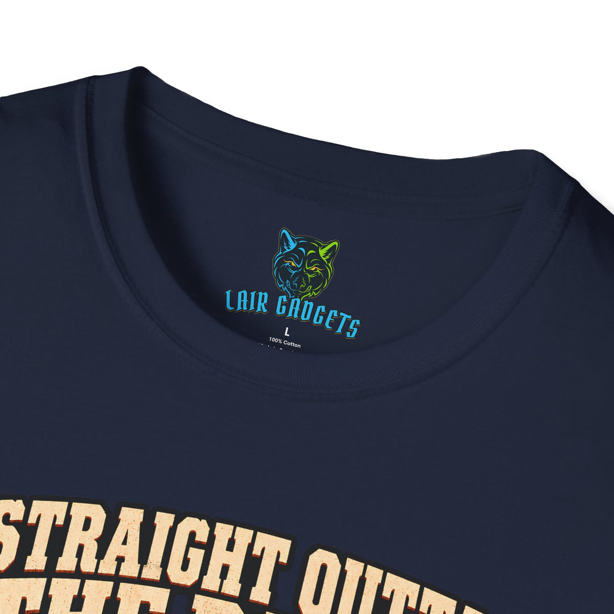 Straight Outta The Bayou brawler alligator graphic tee, alternate view