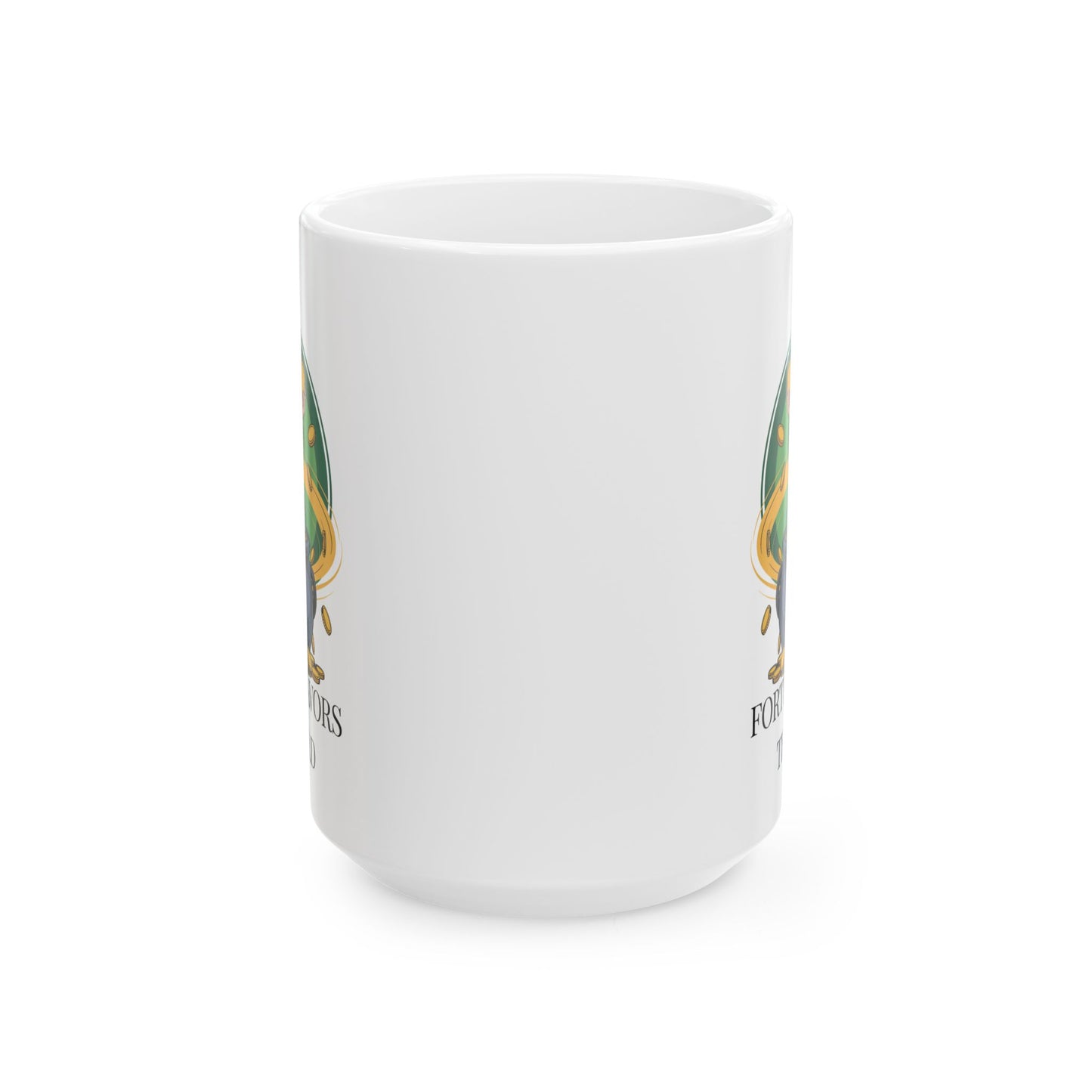 Fortune Favors the Bold Ceramic Mug, (15oz)