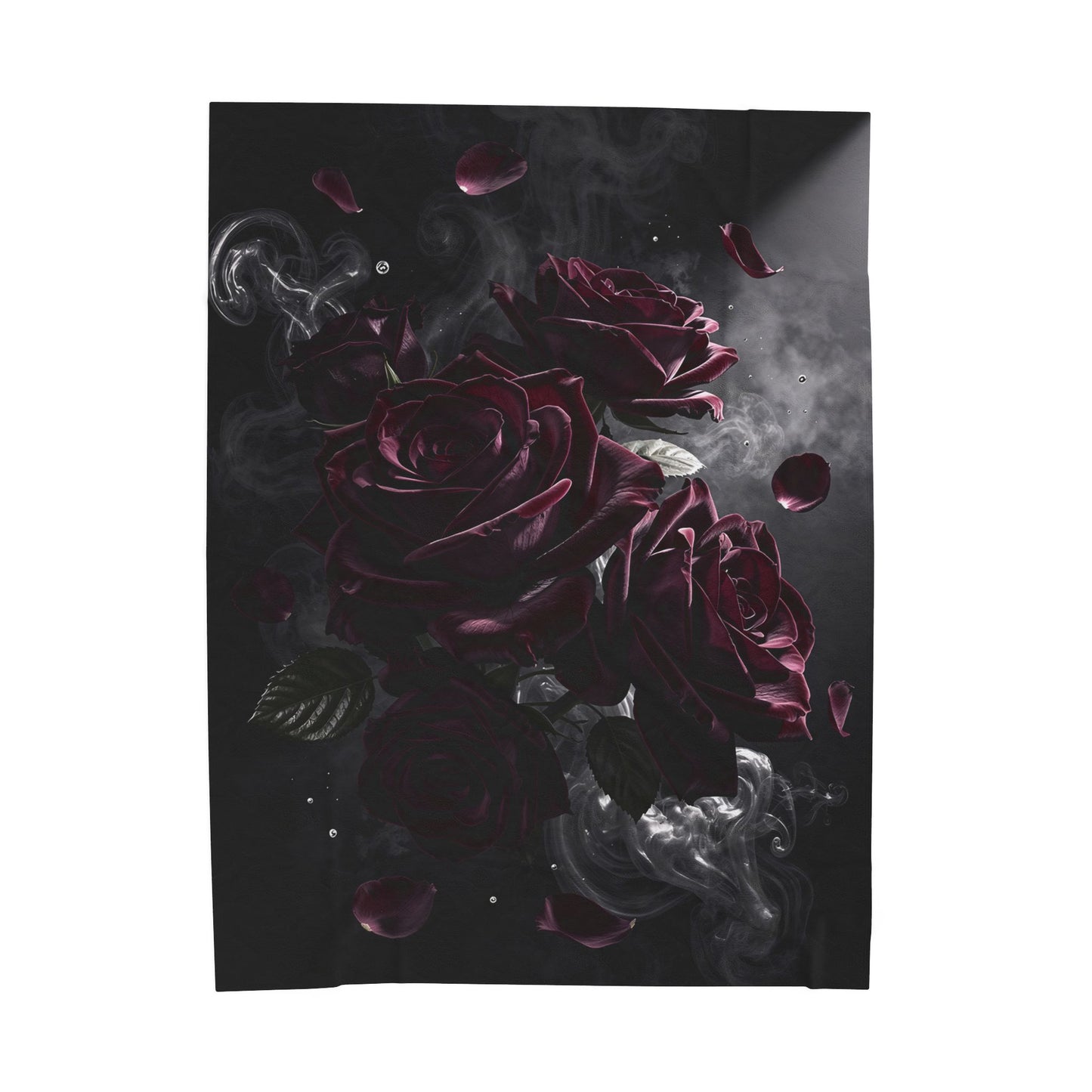 Abstract Rose 60x80 Velveteen Plush Blanket