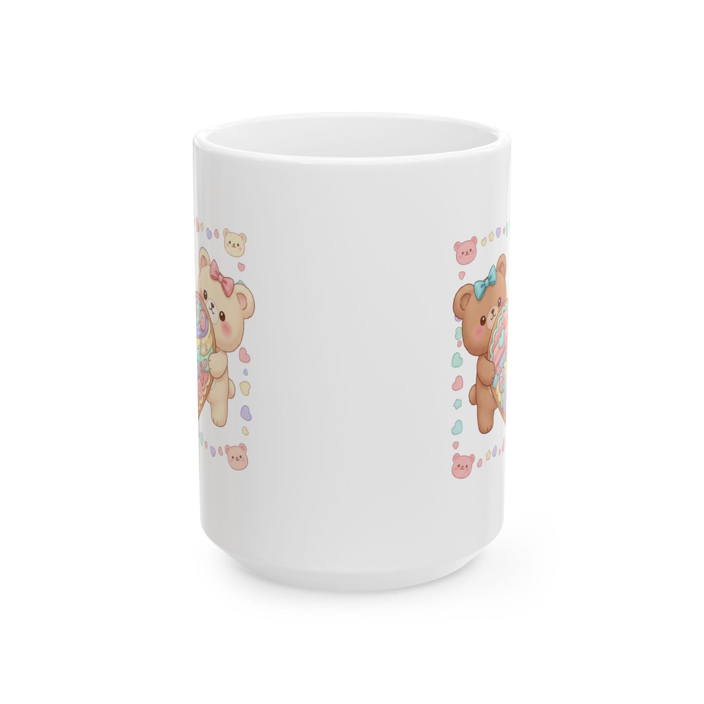 Pastel Kawaii Bear Coffee Cup 15oz- Score 87