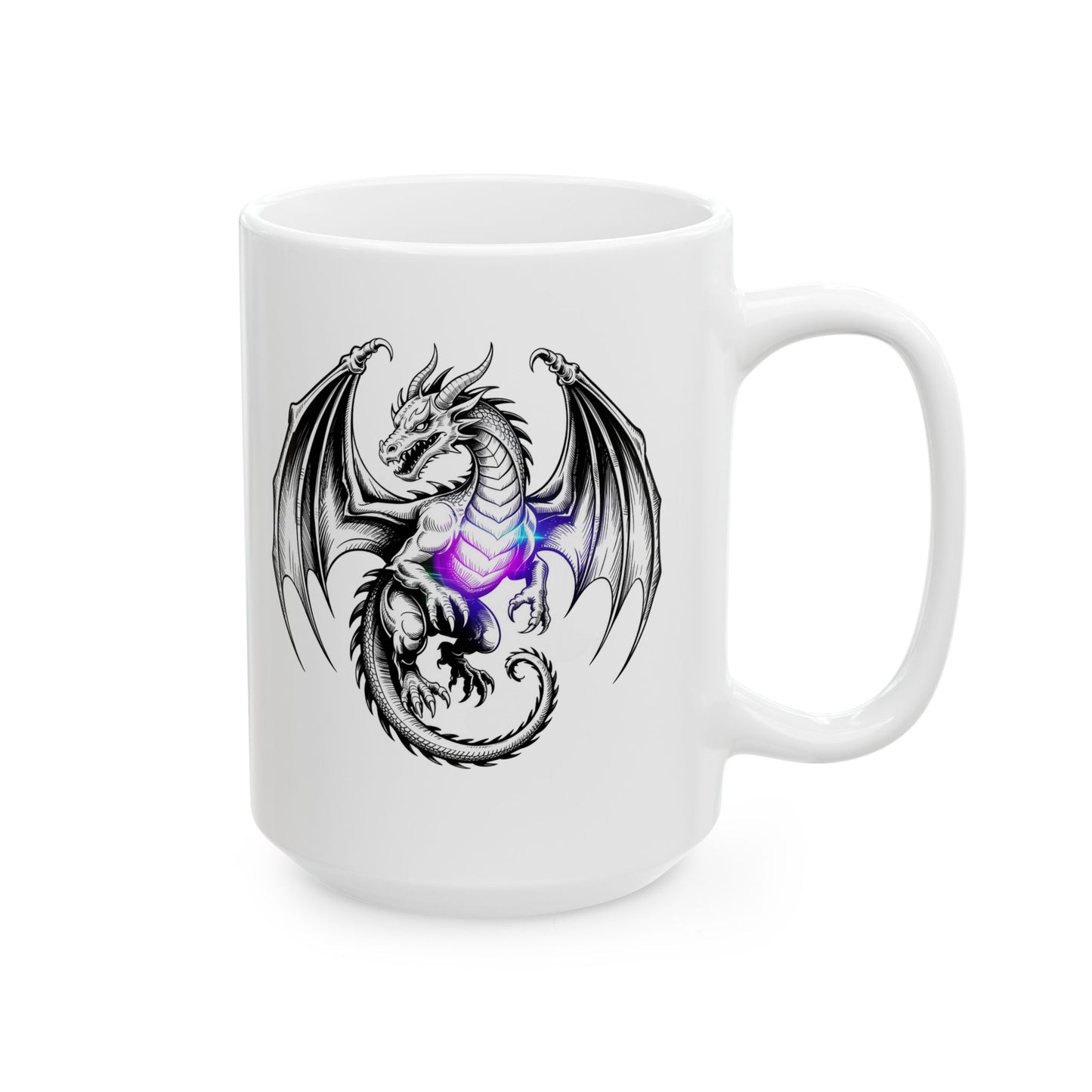 Dragon Ceramic Mug, (15oz) #10613288