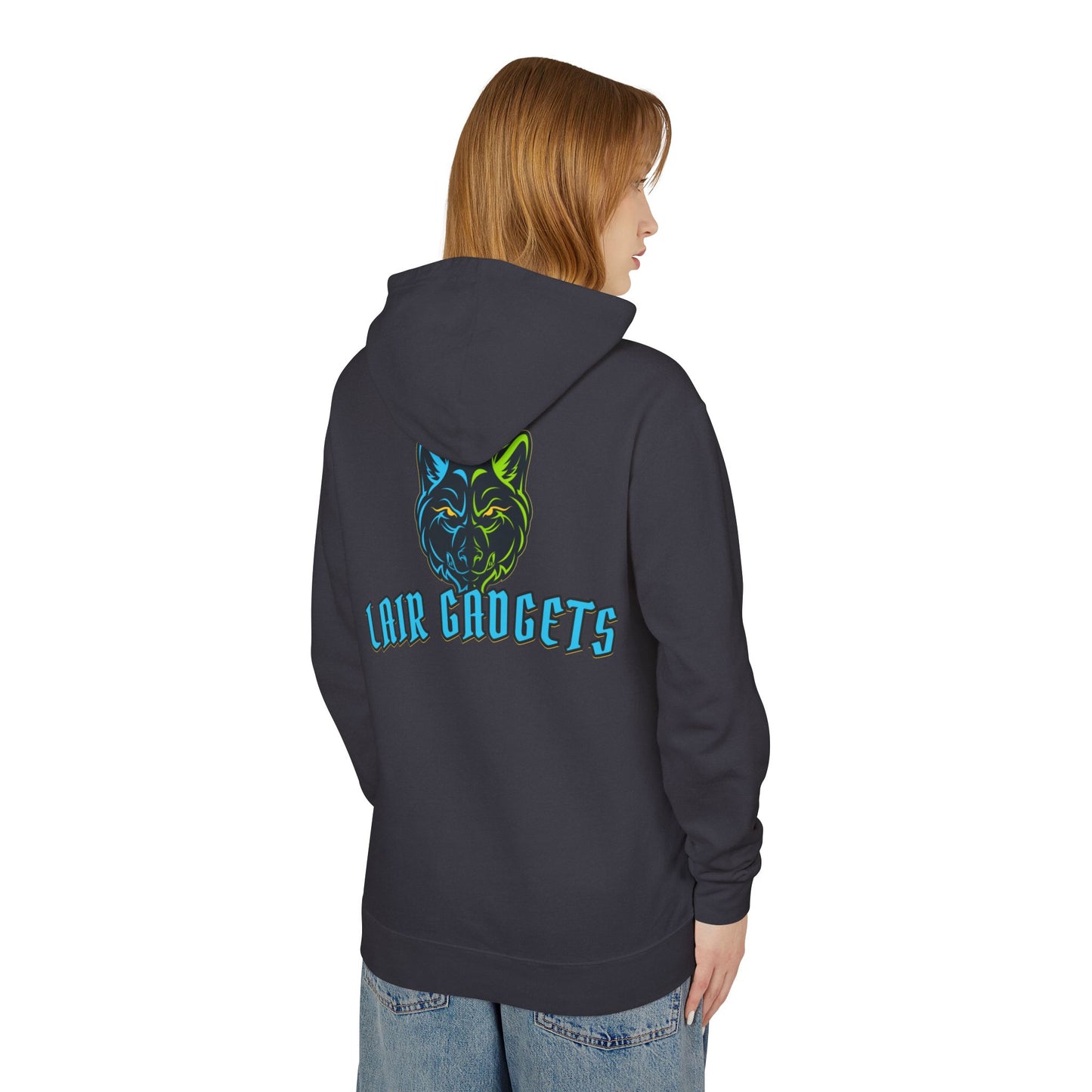 Lair Gadgets Unisex Lightweight Hooded Sweatshirt - Casual Comfort with a Bold Statement