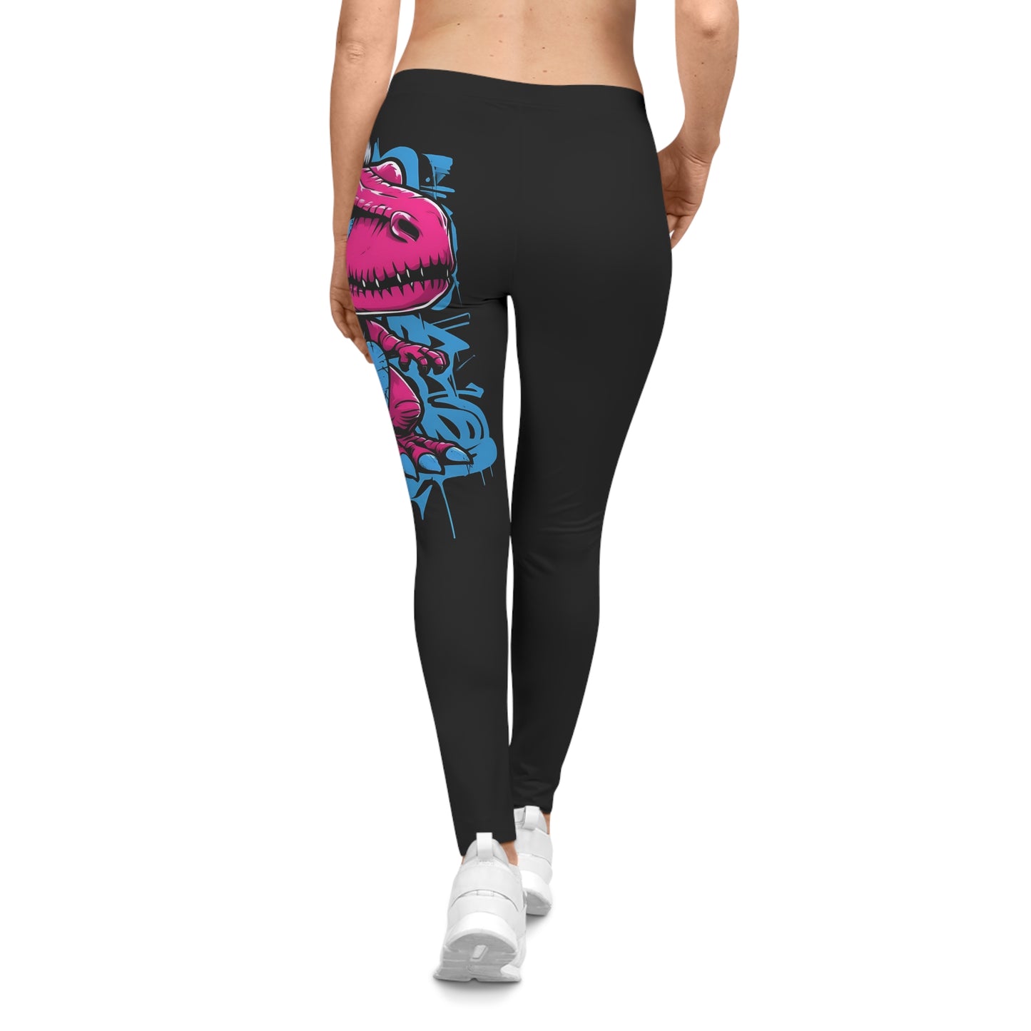 Lair Gadgets T-Rex graphic Women's Casual Leggings - Perfect for Everyday Comfort & Style