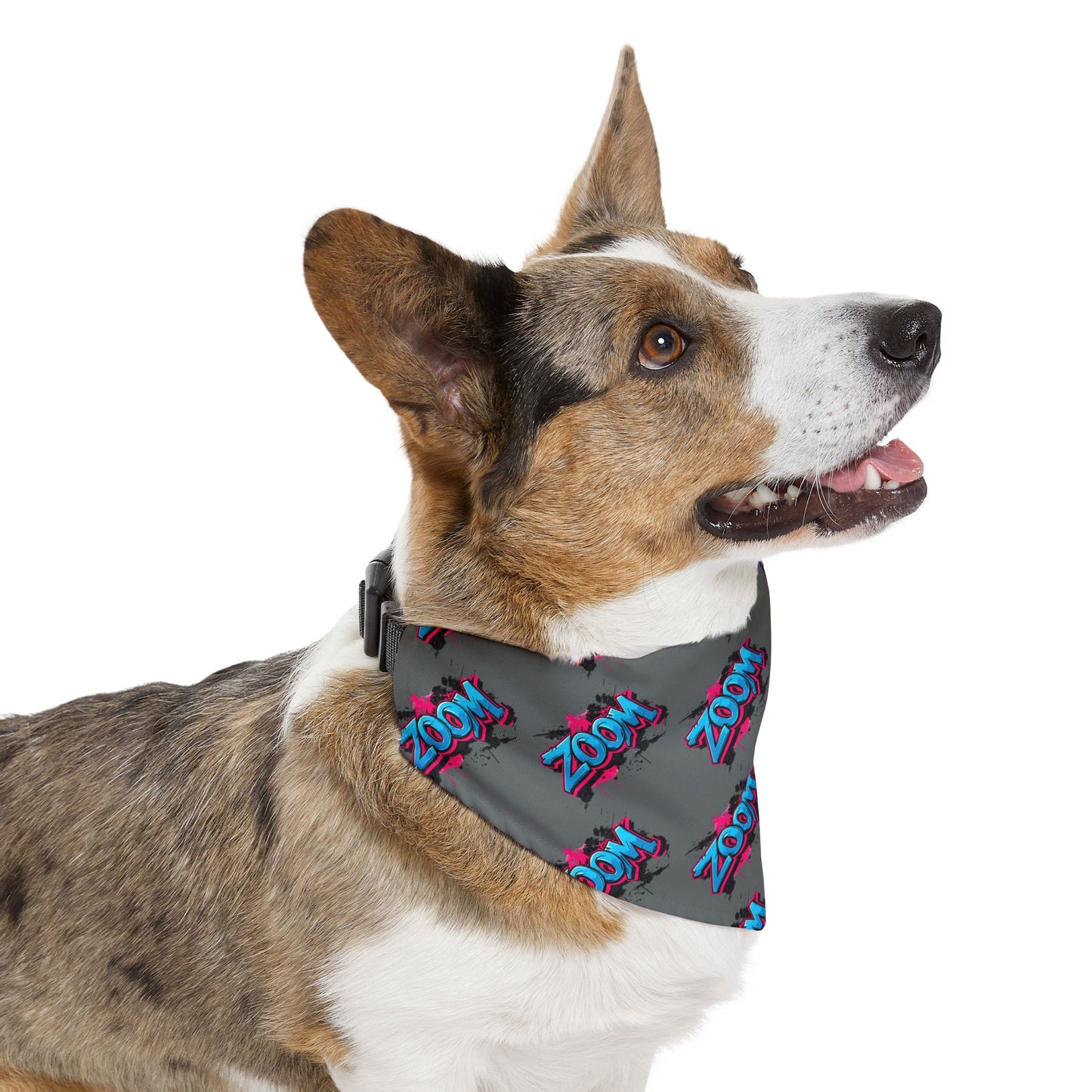 Fun ZOOM ZOOM Pet Bandana Collar for Dogs - Adjustable & Stylish