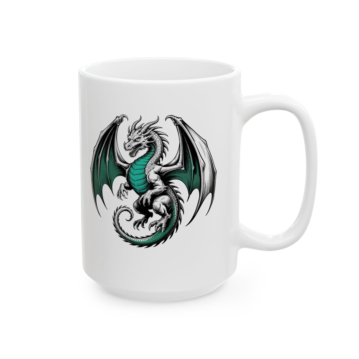 Dragon Ceramic Mug, (15oz) #10613289