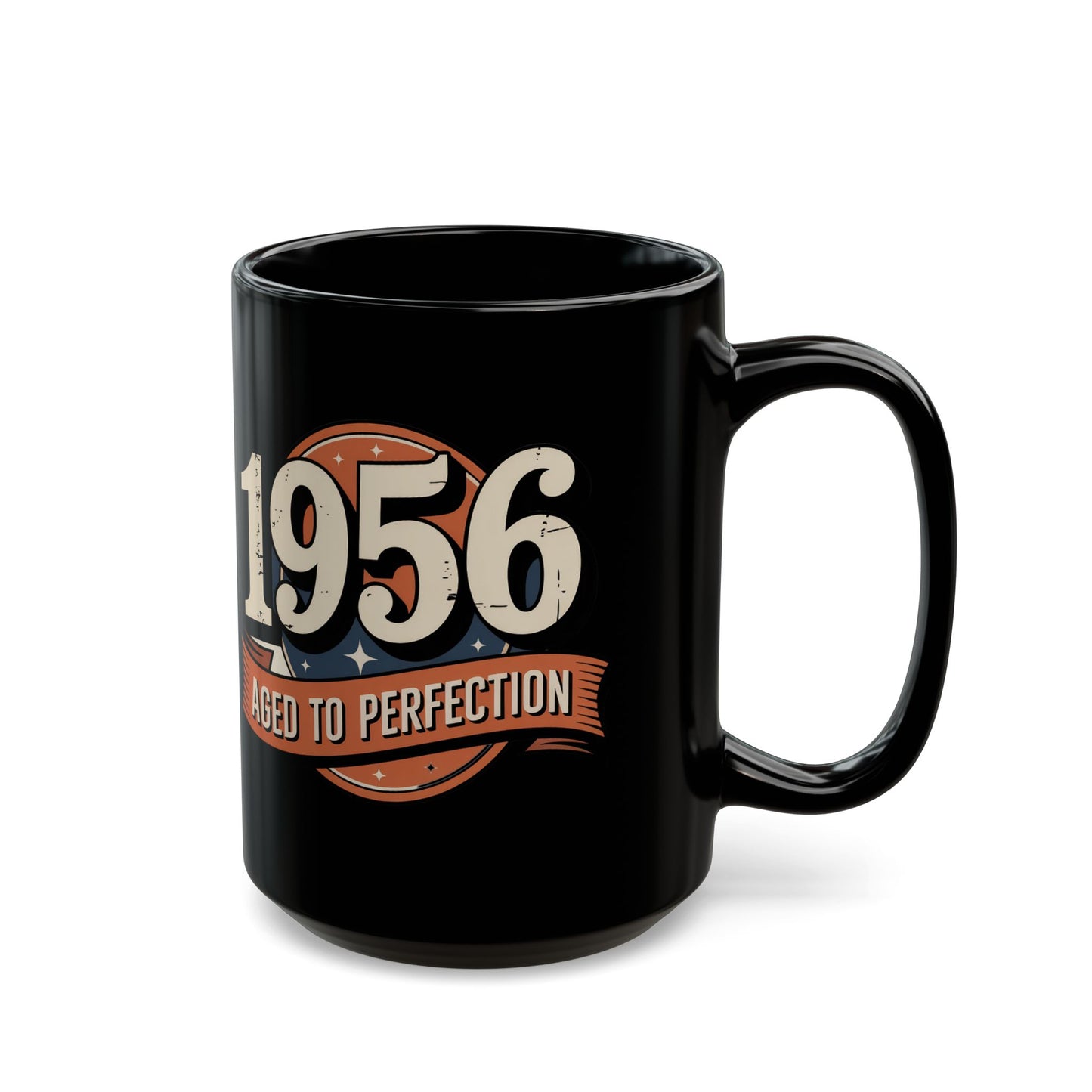 Aged to Perfection 1956 Black Mug (11oz, 15oz)